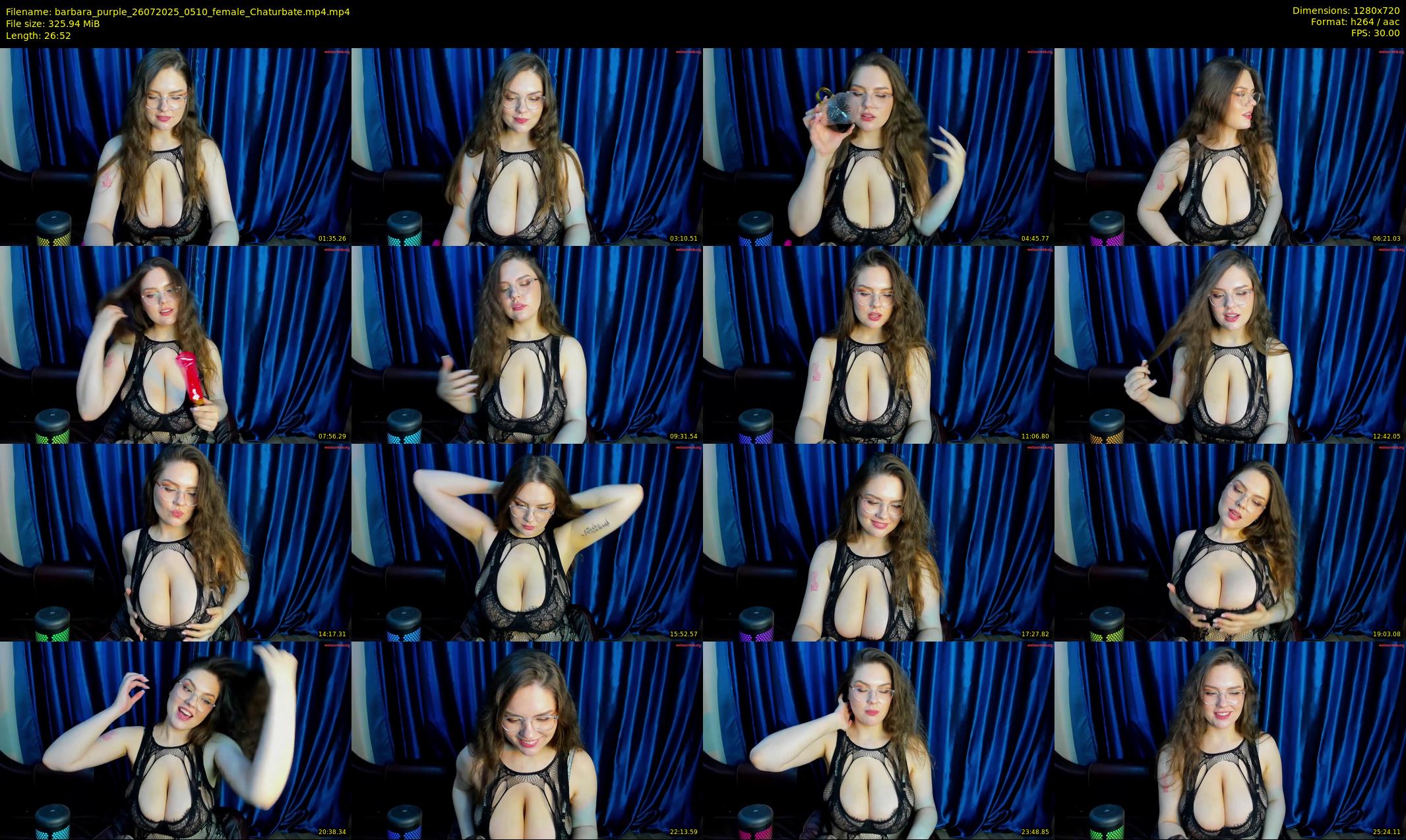 barbara_purple — 27 minute Chaturbate female cam show recording, 720p, Jul 26, 2025