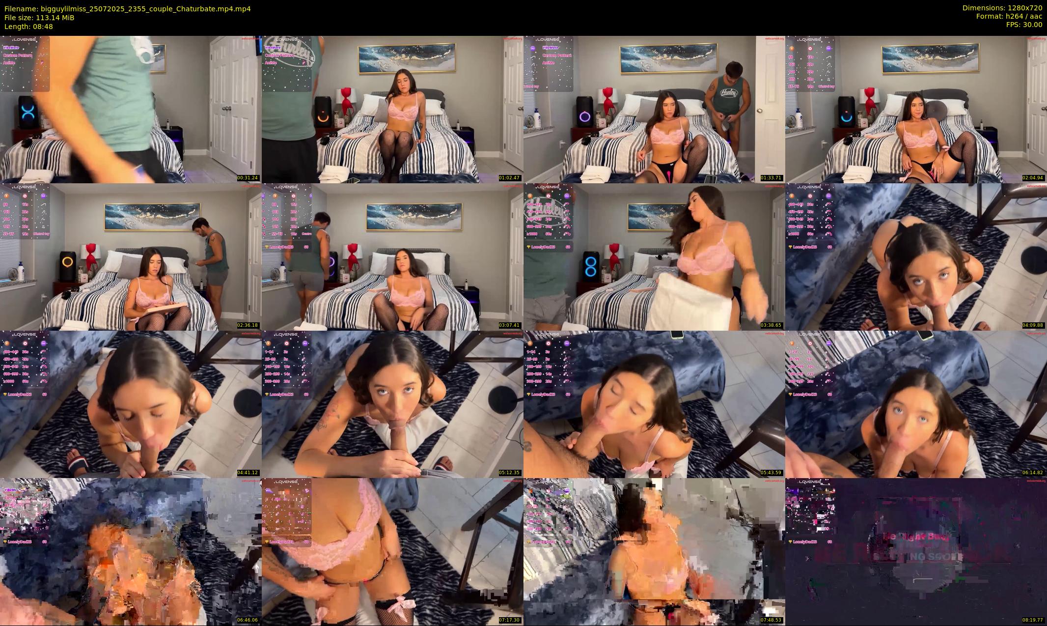 bigguylilmiss — 9 minute Chaturbate couple cam show recording, 720p, Jul 25, 2025