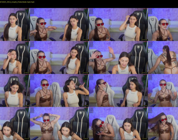 bright_diamonds_054 — 4 minute Chaturbate couple cam show recording, 720p, Jul 25, 2025
