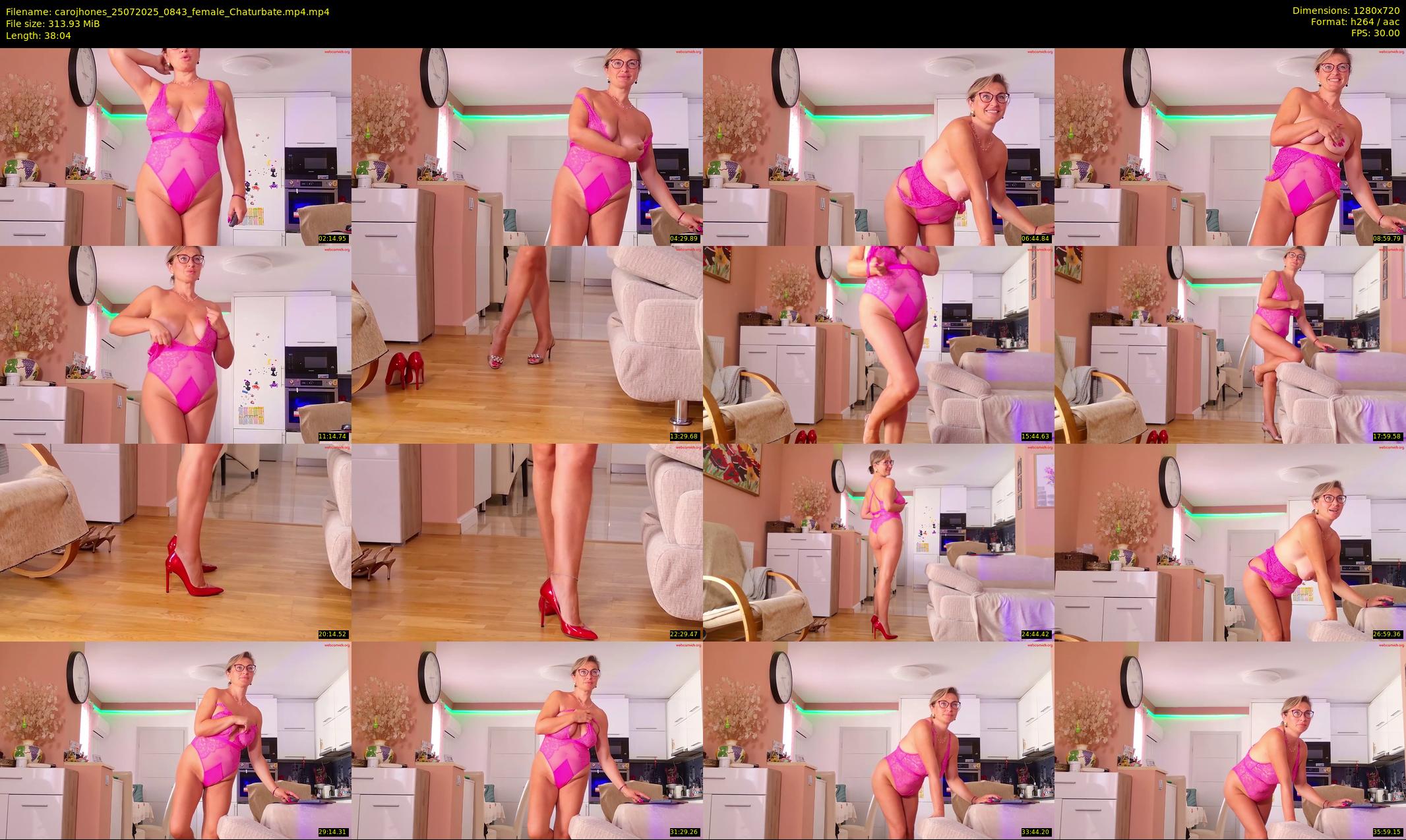 carojhones — 39 minute Chaturbate female cam show recording, 720p, Jul 25, 2025