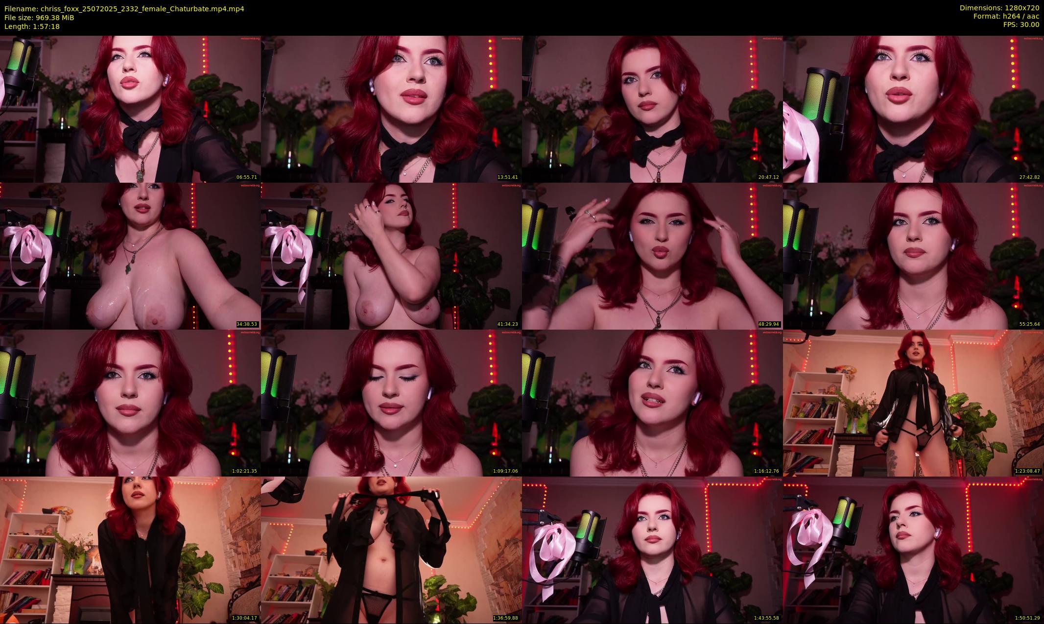 chriss_foxx — 118 minute Chaturbate female cam show recording, 720p, Jul 25, 2025