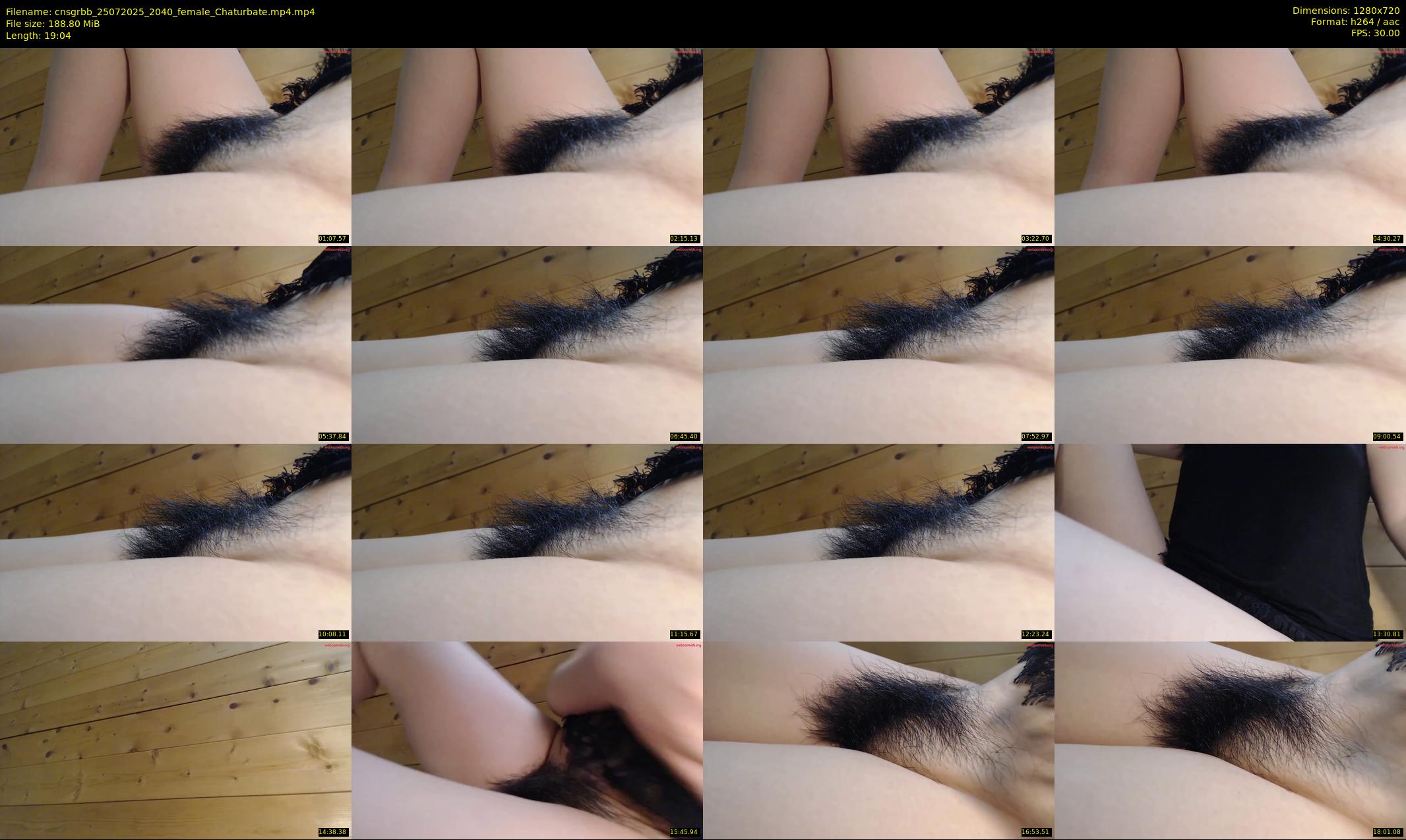 cnsgrbb — 20 minute Chaturbate female cam show recording, 720p, Jul 25, 2025