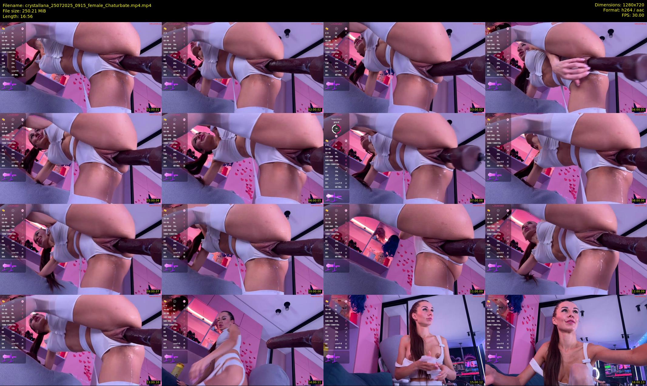 crystallana — 17 minute Chaturbate female cam show recording, 720p, Jul 25, 2025