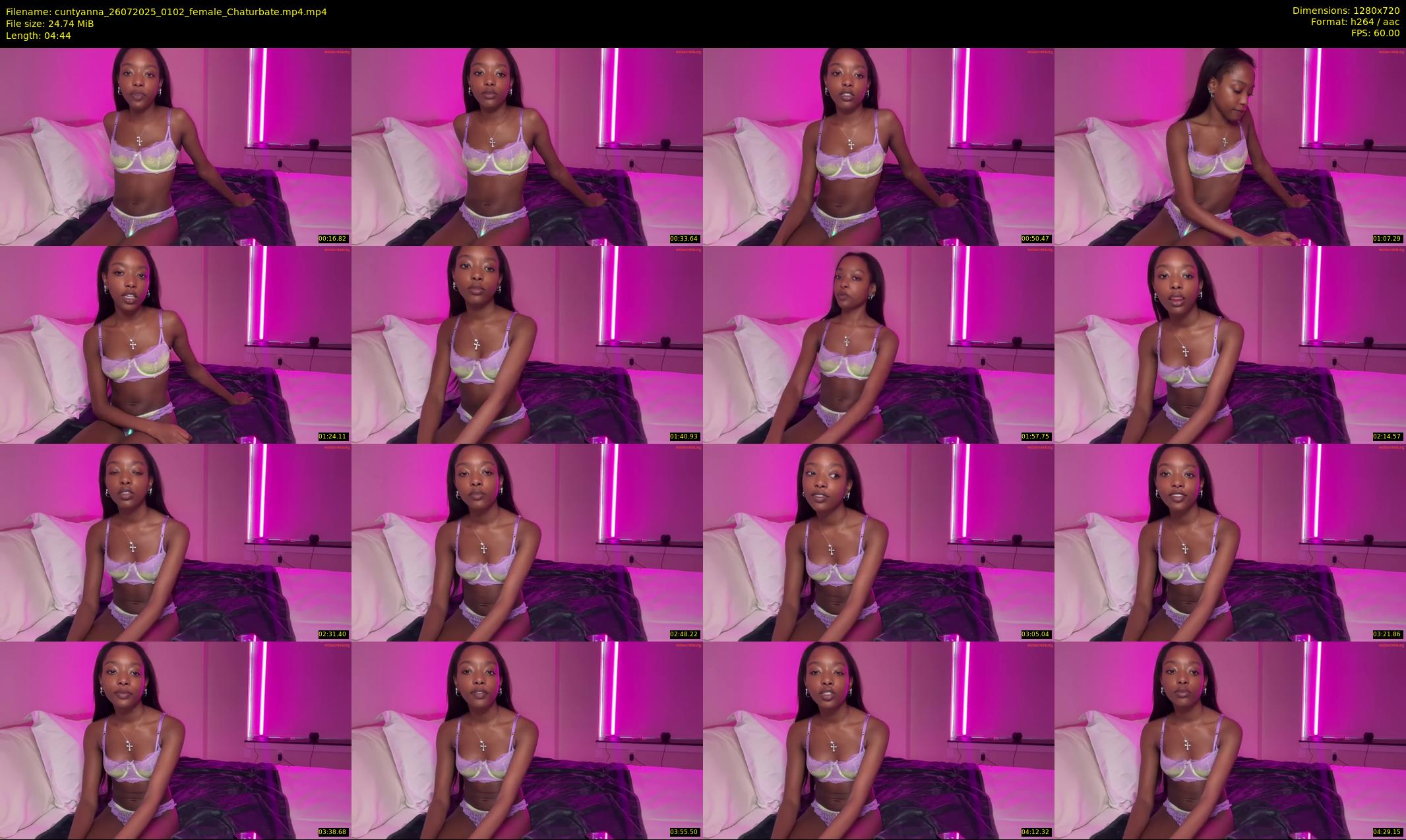 cuntyanna — 5 minute Chaturbate female cam show recording, 720p, Jul 26, 2025