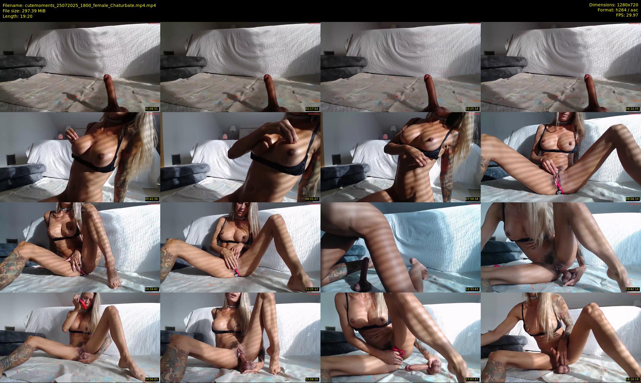 cutemoments — 20 minute Chaturbate female cam show recording, 720p, Jul 25, 2025