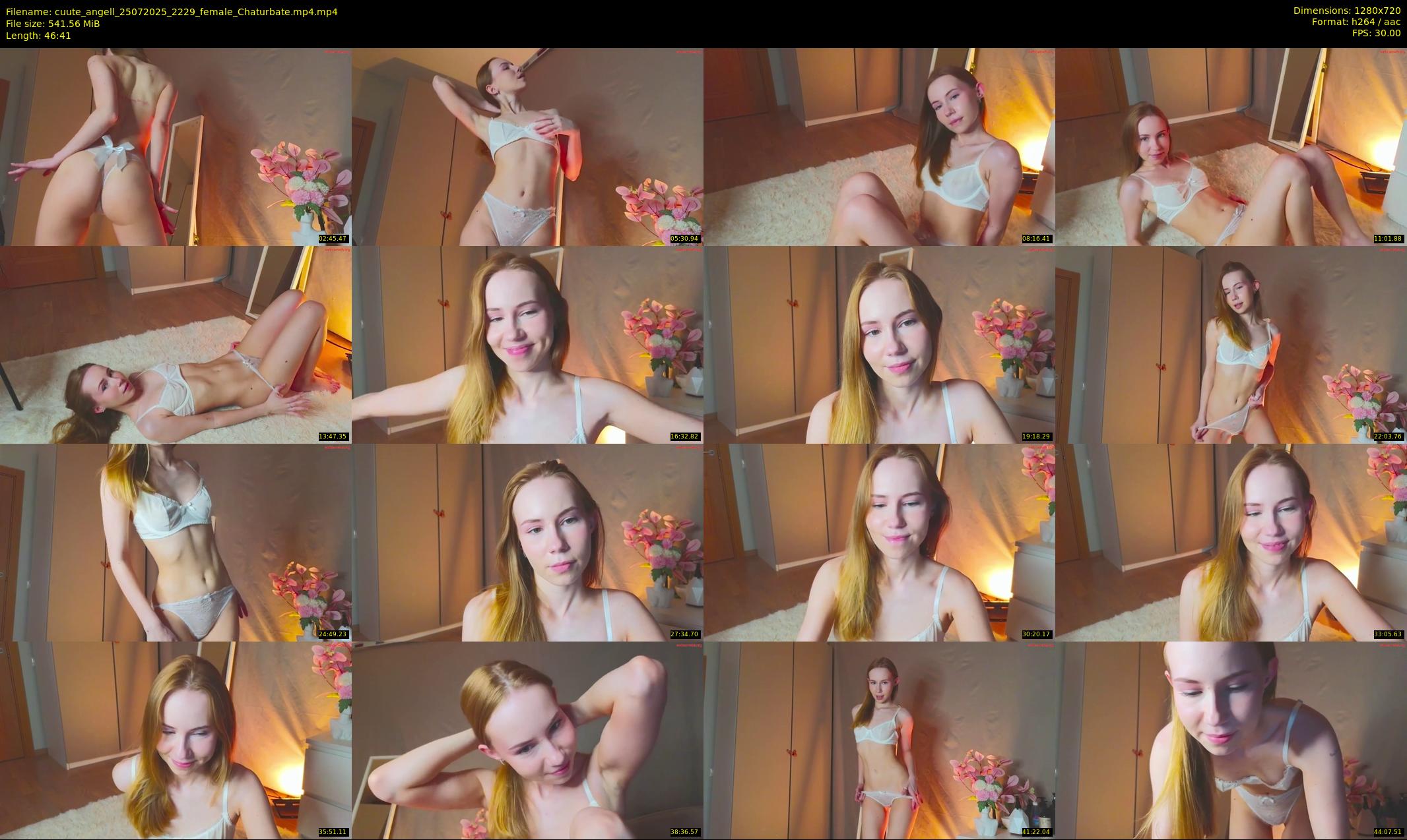 cuute_angell — 47 minute Chaturbate female cam show recording, 720p, Jul 25, 2025