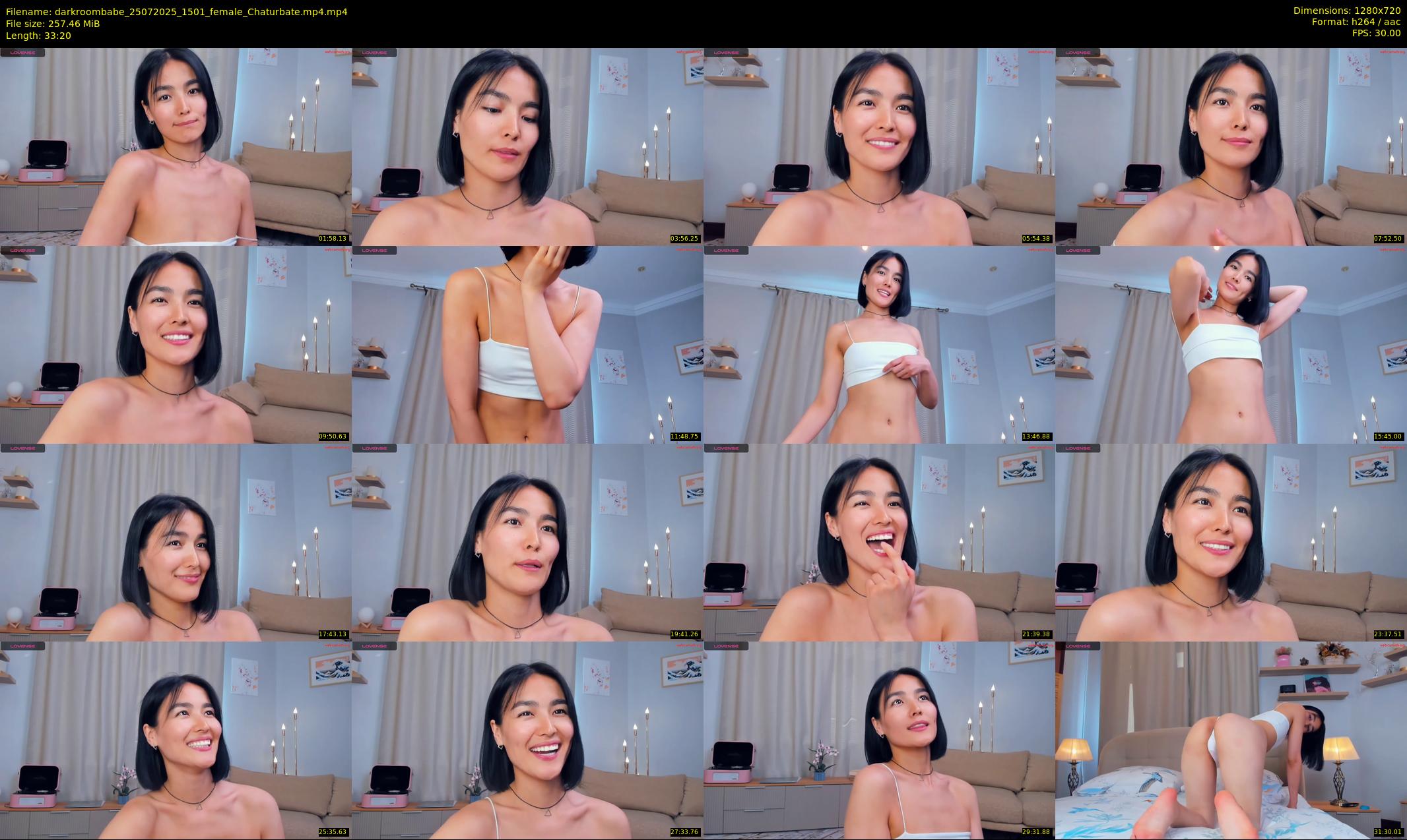 darkroombabe — 34 minute Chaturbate female cam show recording, 720p, Jul 25, 2025