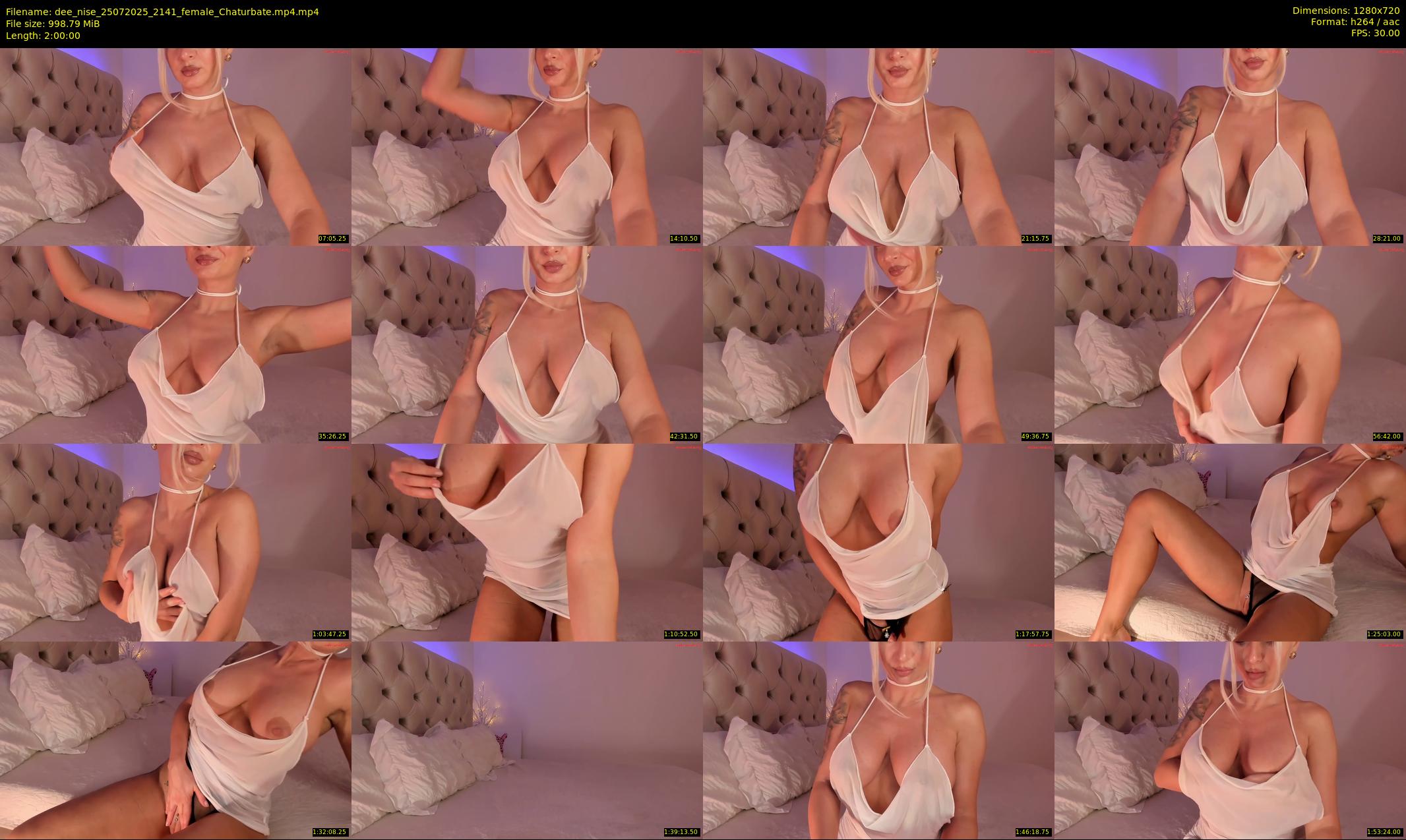 dee_nise — 120 minute Chaturbate female cam show recording, 720p, Jul 25, 2025