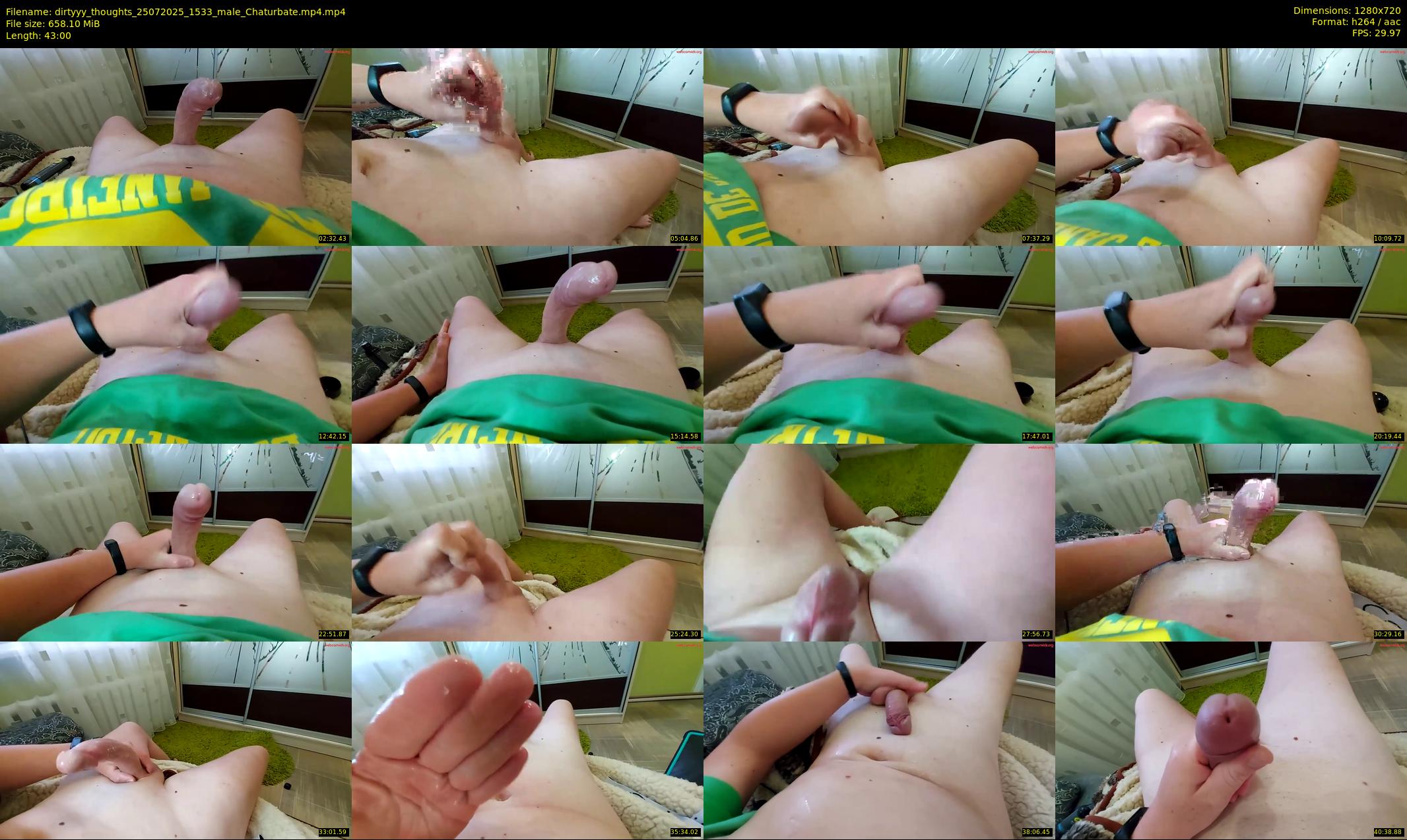 dirtyyy_thoughts — 43 minute Chaturbate male cam show recording, 720p, Jul 25, 2025