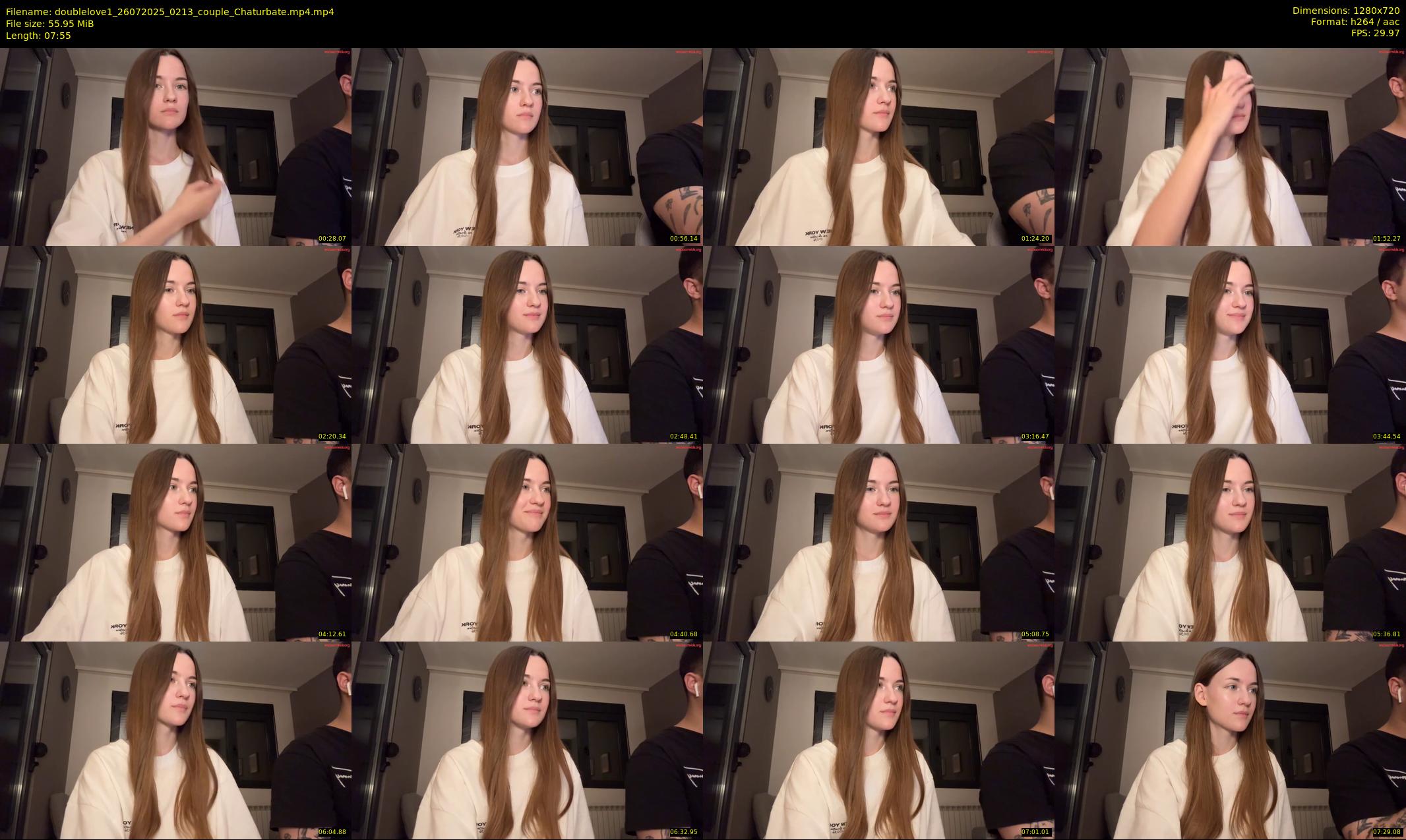 doublelove1 — 8 minute Chaturbate couple cam show recording, 720p, Jul 26, 2025