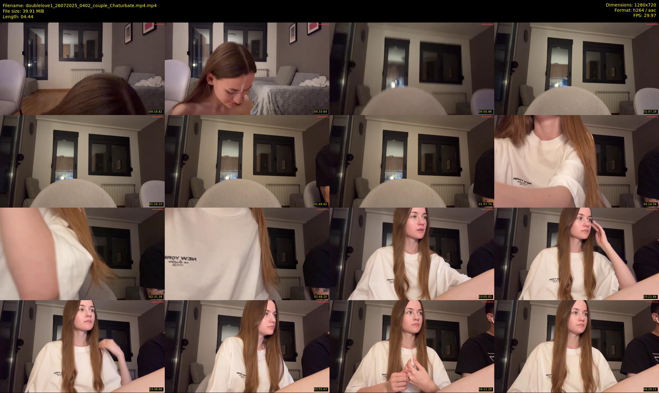 doublelove1 — 5 minute Chaturbate couple cam show recording, 720p, Jul 26, 2025