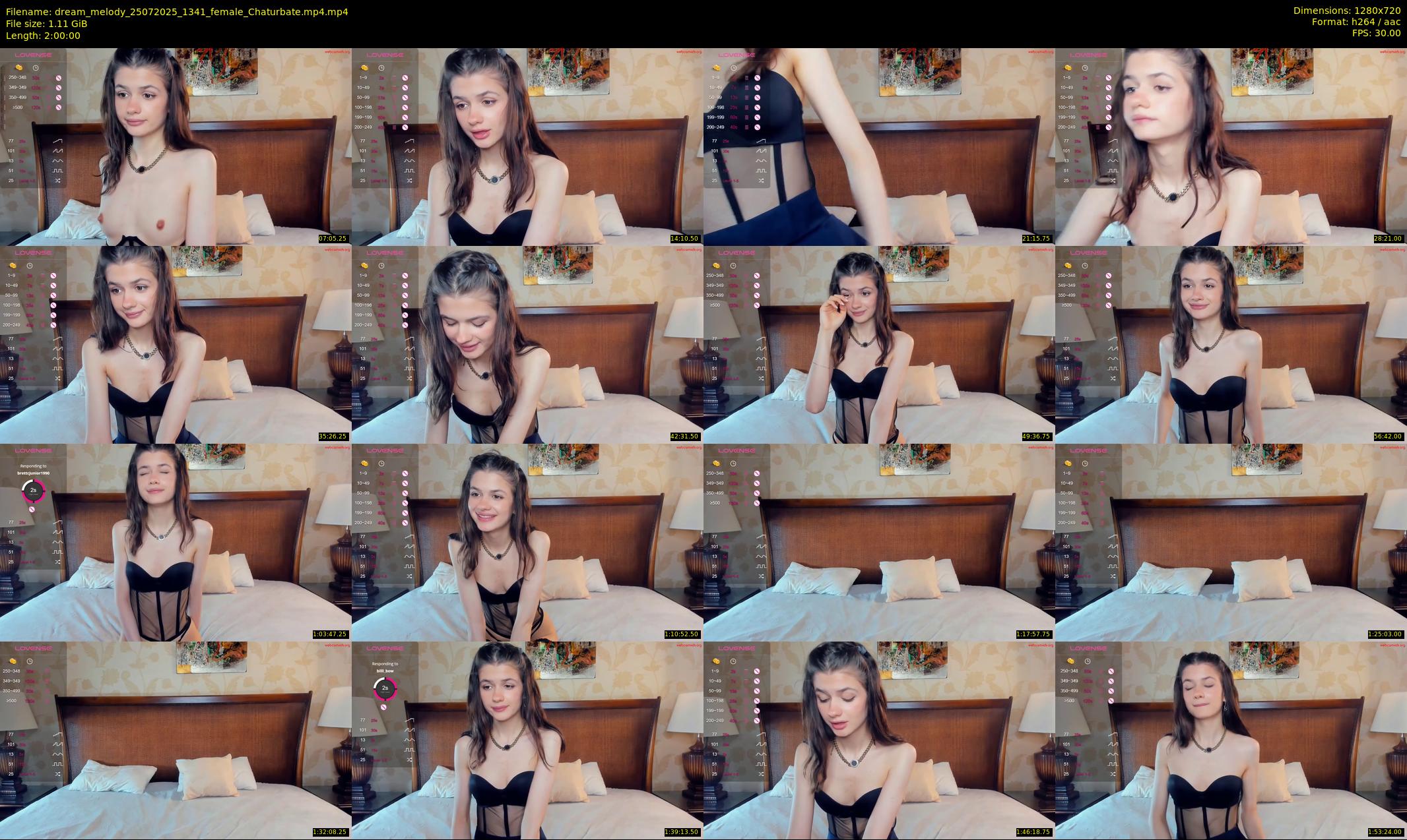 dream_melody — 120 minute Chaturbate female cam show recording, 720p, Jul 25, 2025