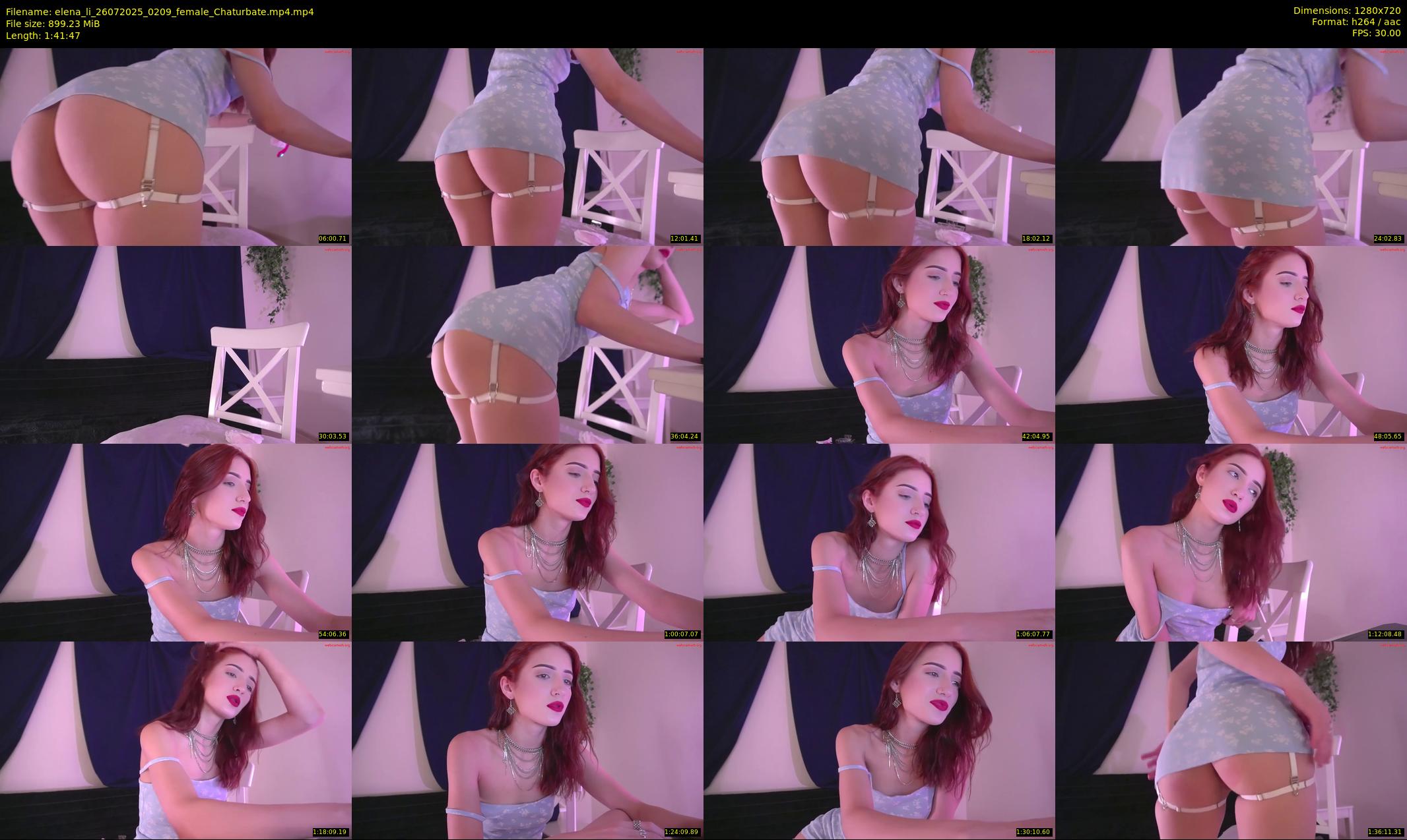elena_li — 102 minute Chaturbate female cam show recording, 720p, Jul 26, 2025