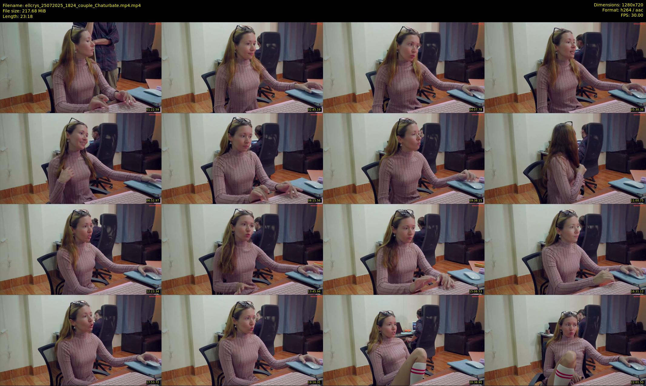 ellcrys — 24 minute Chaturbate couple cam show recording, 720p, Jul 25, 2025