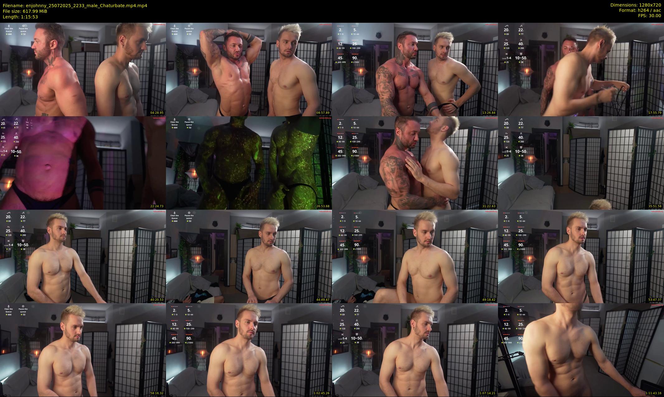 enjohnny — 76 minute Chaturbate male cam show recording, 720p, Jul 25, 2025