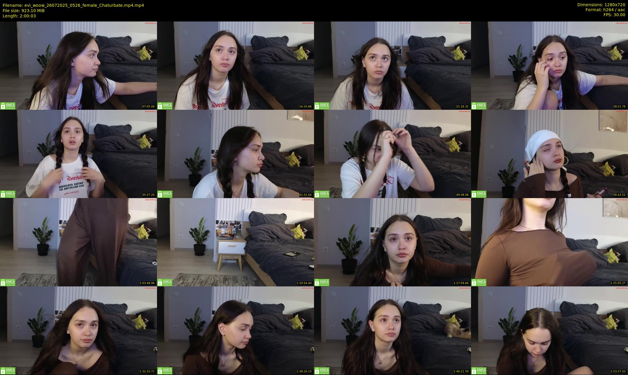 evi_woow — 121 minute Chaturbate female cam show recording, 720p, Jul 26, 2025