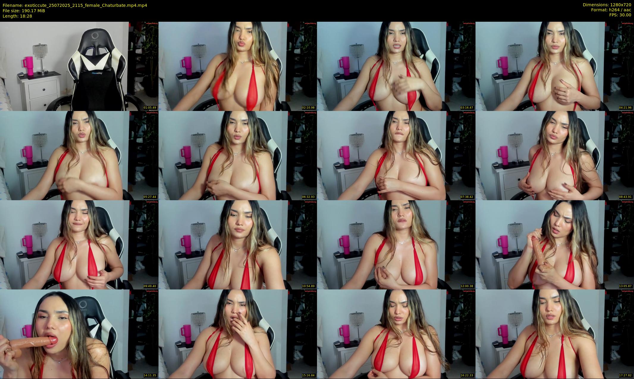 exoticcute — 19 minute Chaturbate female cam show recording, 720p, Jul 25, 2025