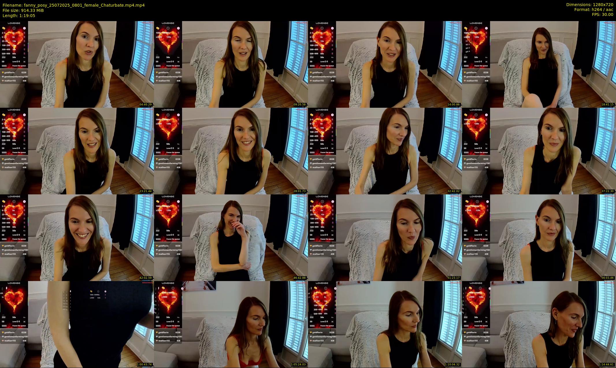 fanny_posy — 80 minute Chaturbate female cam show recording, 720p, Jul 25, 2025