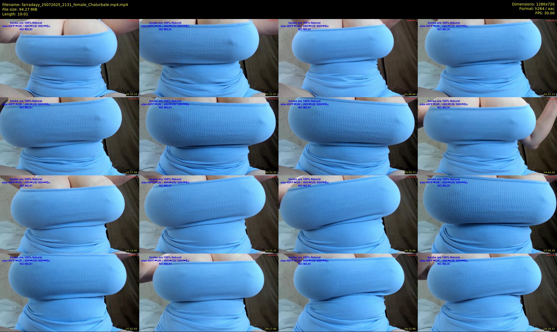 farradayy — 11 minute Chaturbate female cam show recording, 720p, Jul 25, 2025