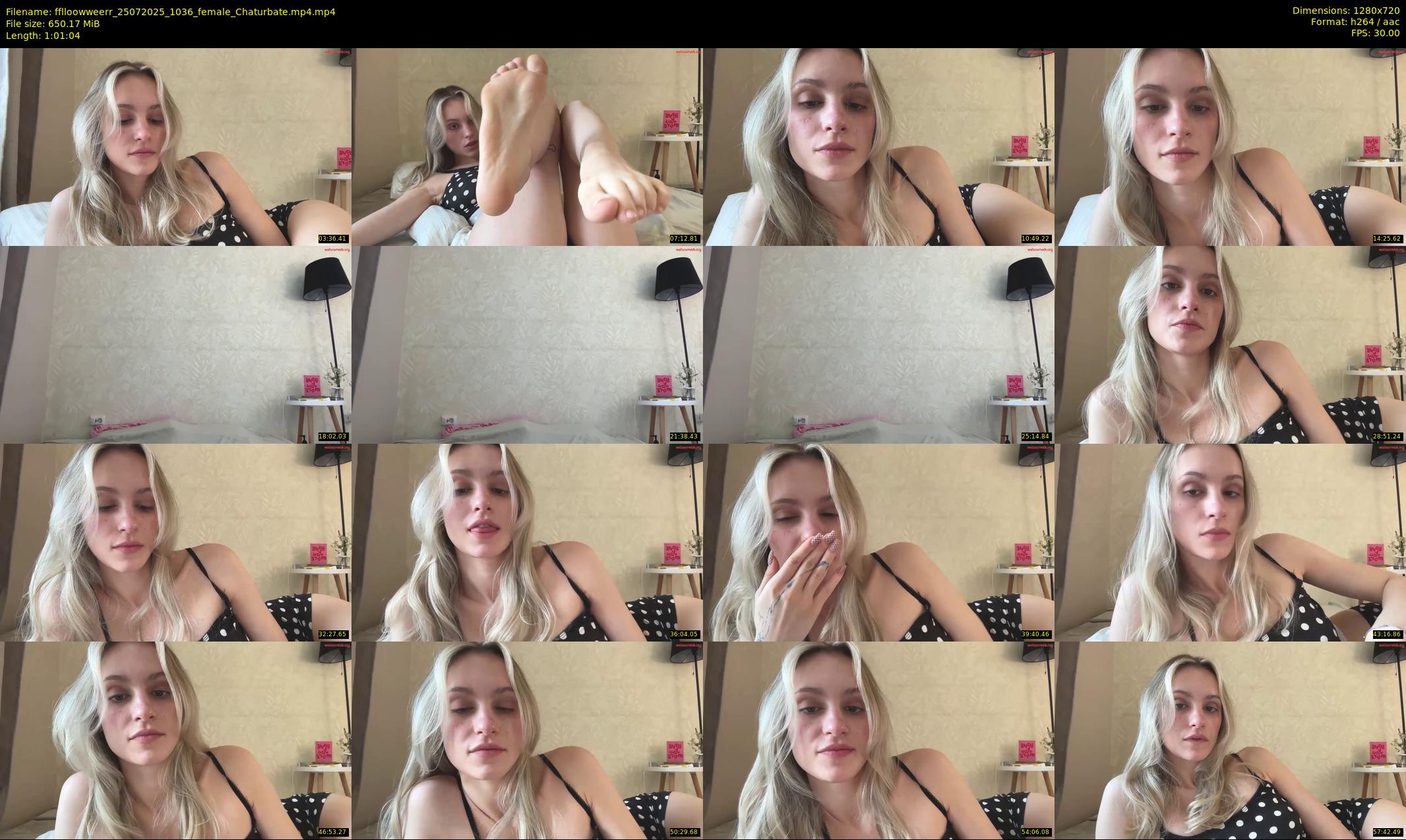 fflloowweerr — 62 minute Chaturbate couple cam show recording, 720p, Jul 25, 2025