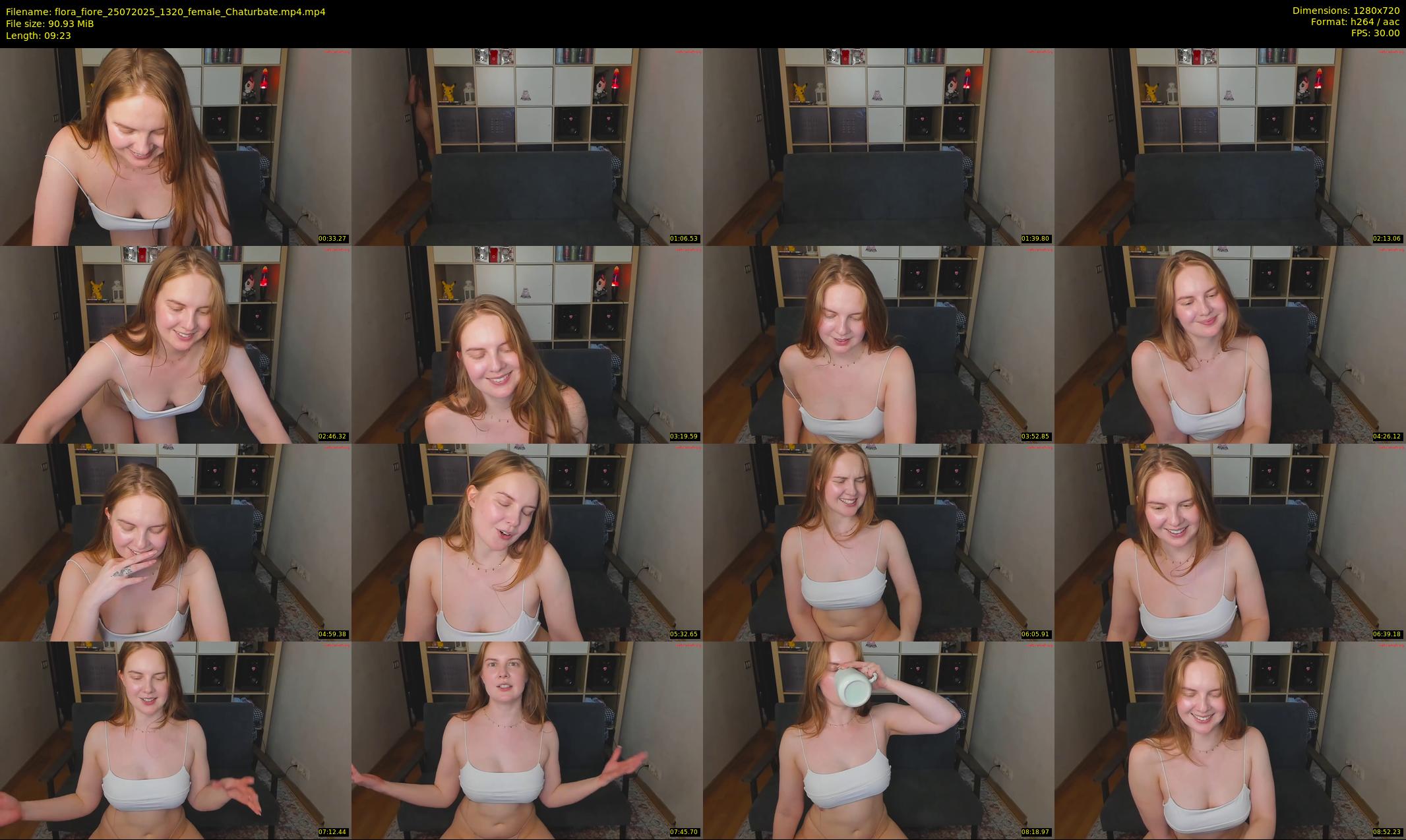 flora_fiore — 10 minute Chaturbate female cam show recording, 720p, Jul 25, 2025