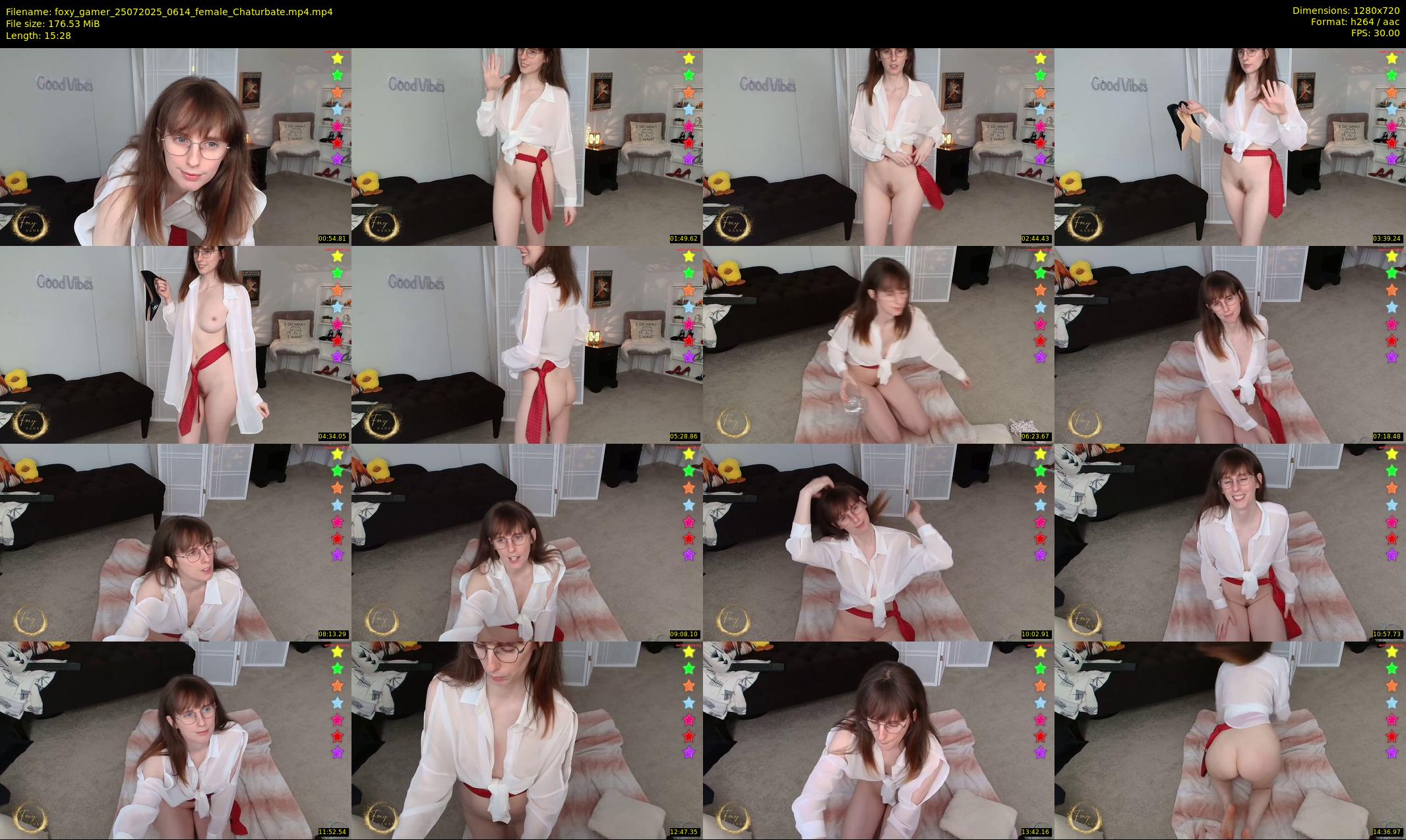 foxy_gamer — 16 minute Chaturbate female cam show recording, 720p, Jul 25, 2025
