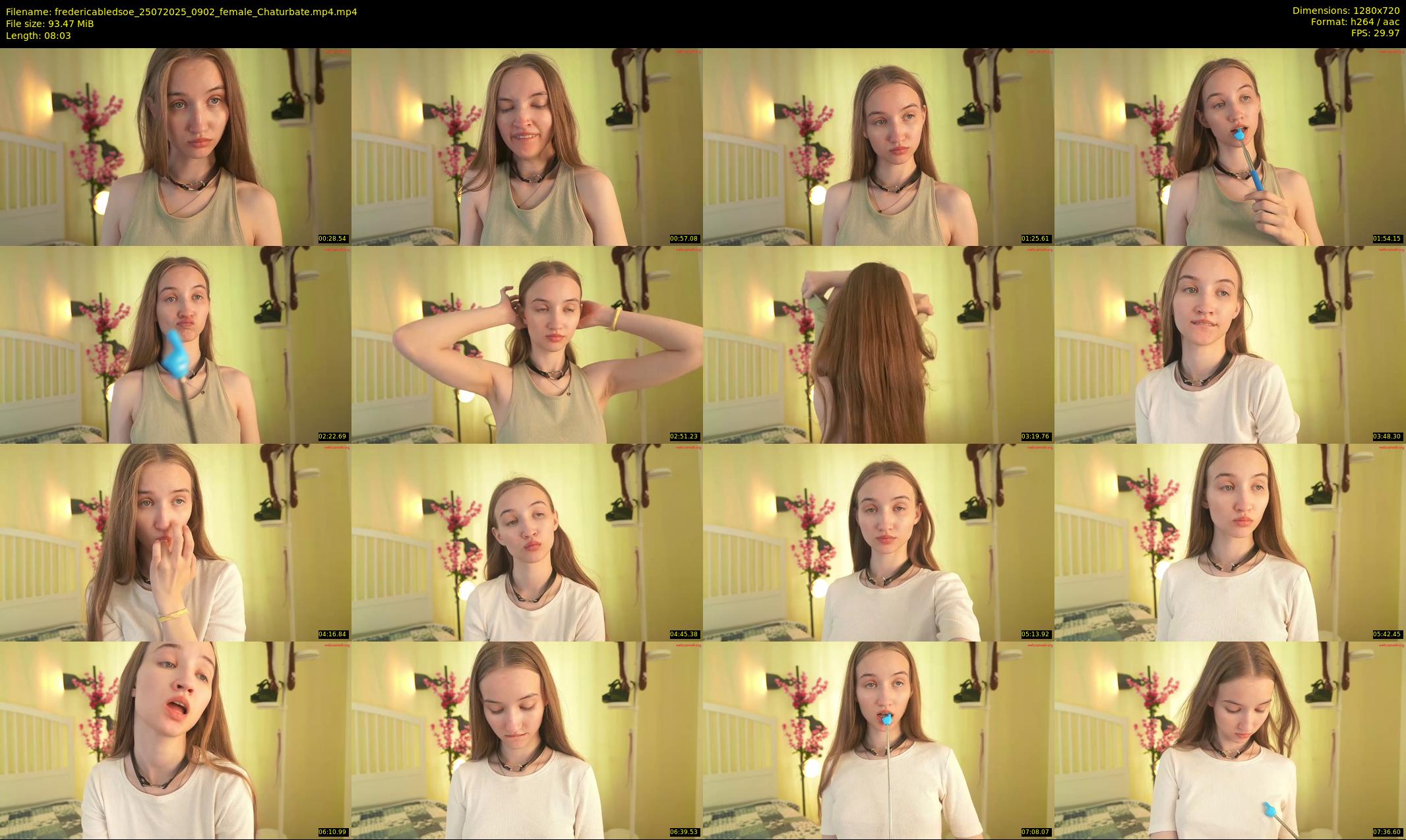 fredericabledsoe — 9 minute Chaturbate female cam show recording, 720p, Jul 25, 2025