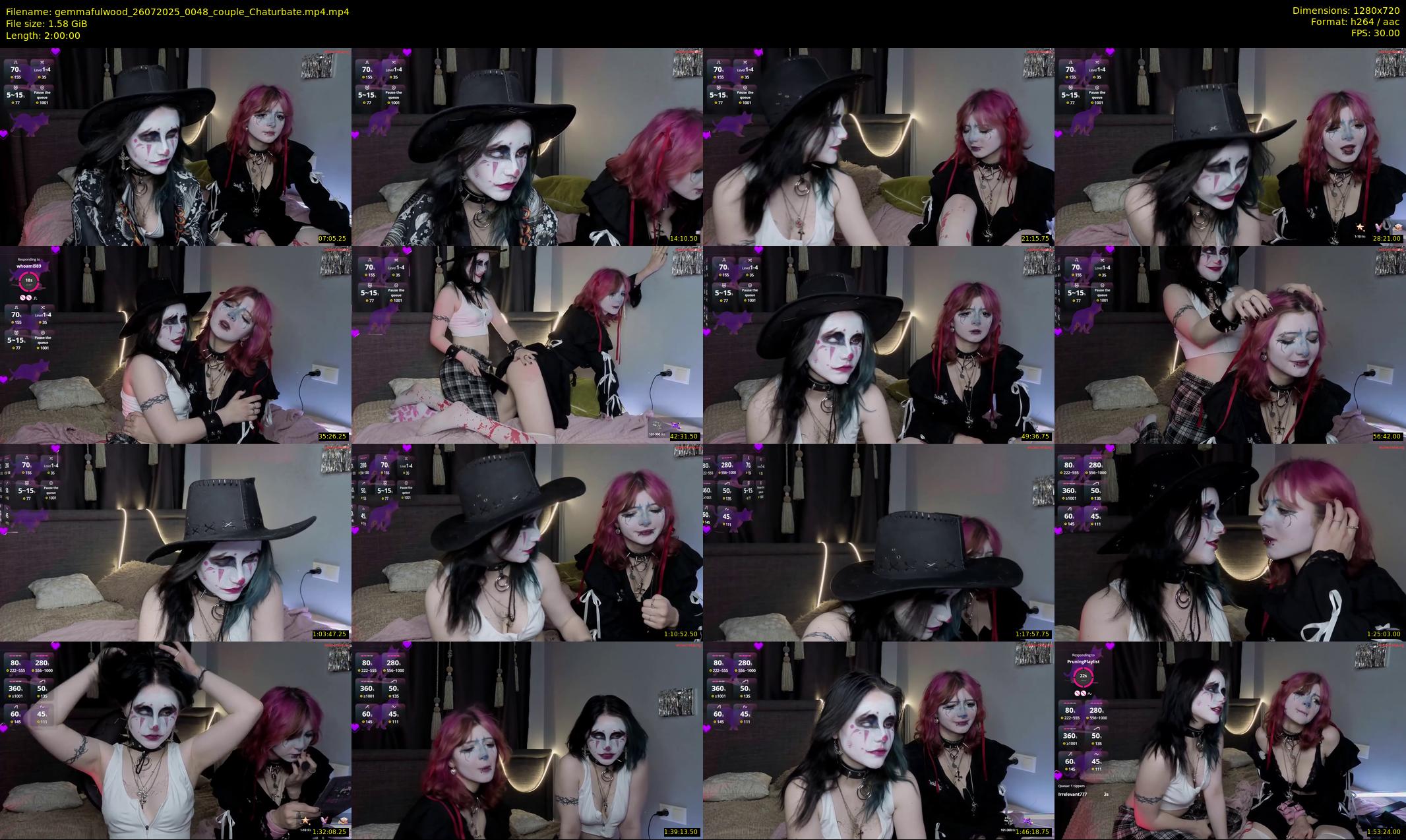 gemmafulwood — 120 minute Chaturbate female cam show recording, 720p, Jul 26, 2025