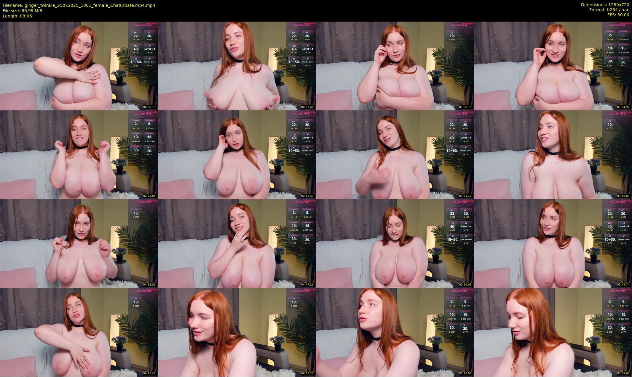 ginger_twinkle — 9 minute Chaturbate female cam show recording, 720p, Jul 25, 2025