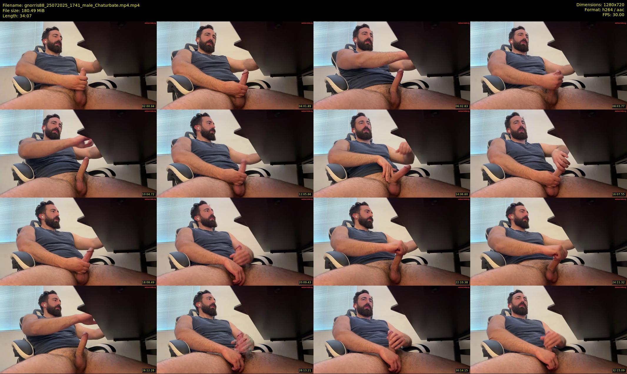 gnorris88 — 35 minute Chaturbate male cam show recording, 720p, Jul 25, 2025