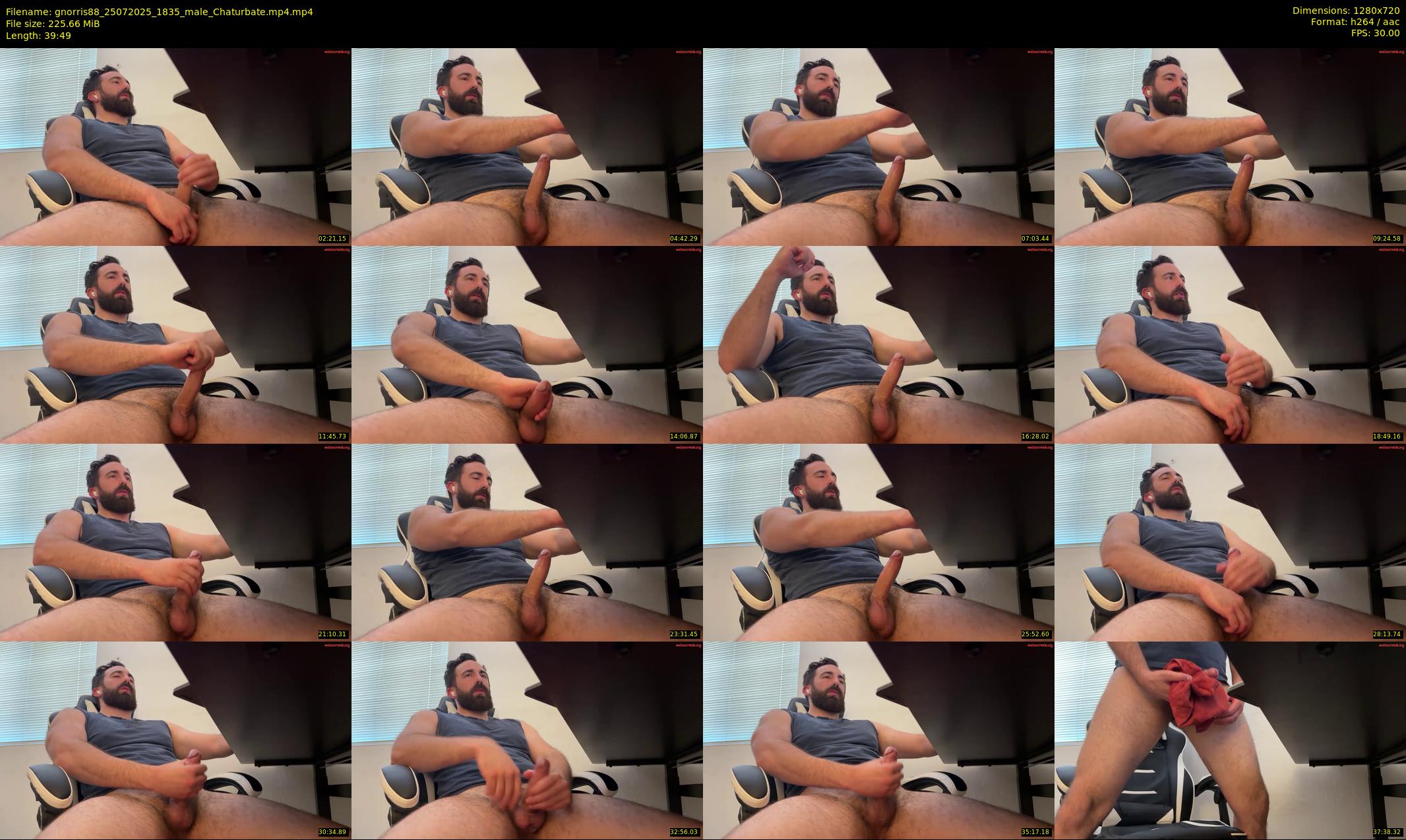 gnorris88 — 40 minute Chaturbate male cam show recording, 720p, Jul 25, 2025