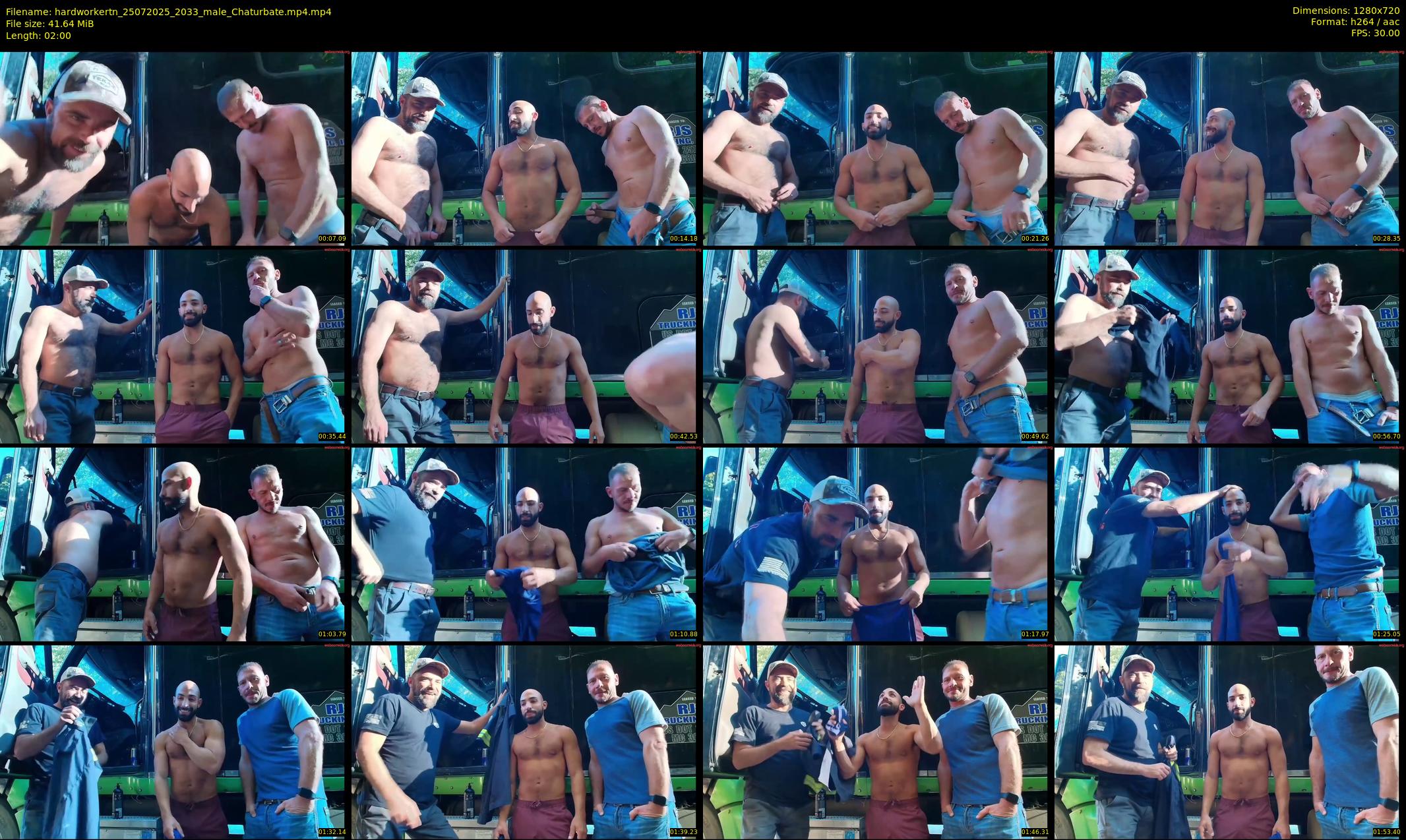 hardworkertn — 2 minute Chaturbate male cam show recording, 720p, Jul 25, 2025