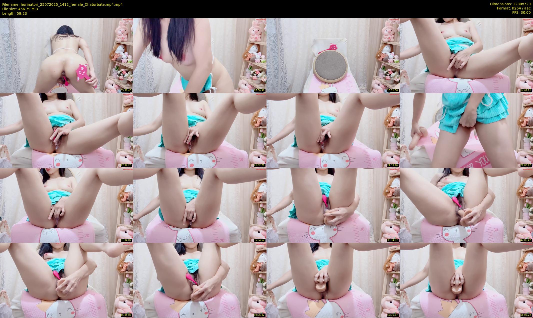 horinatori — 60 minute Chaturbate female cam show recording, 720p, Jul 25, 2025