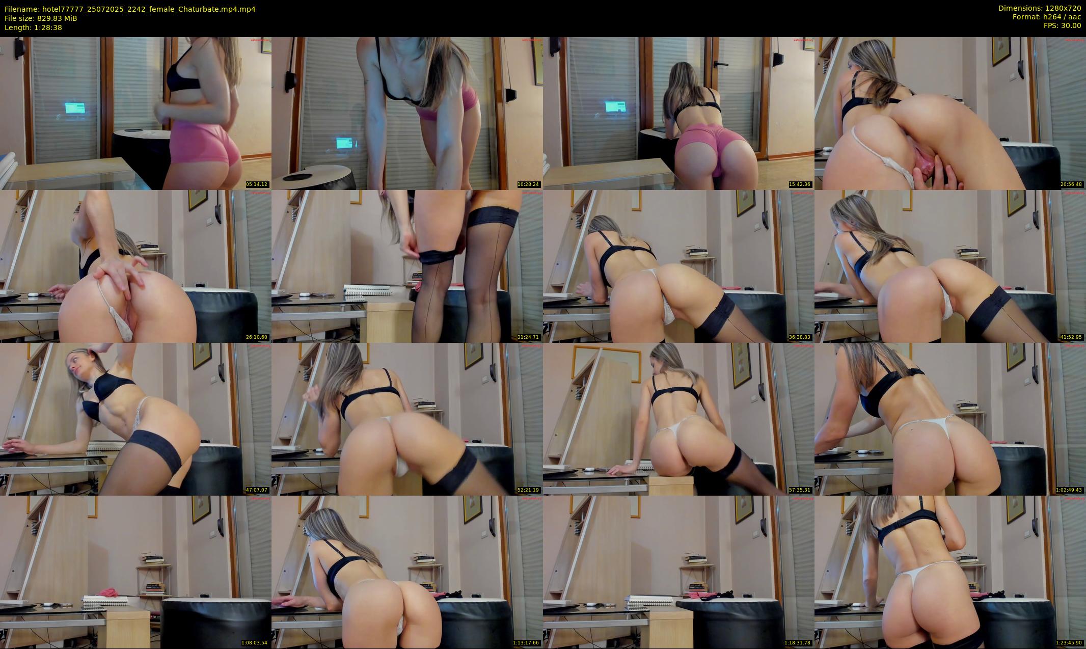hotel77777 — 89 minute Chaturbate female cam show recording, 720p, Jul 25, 2025