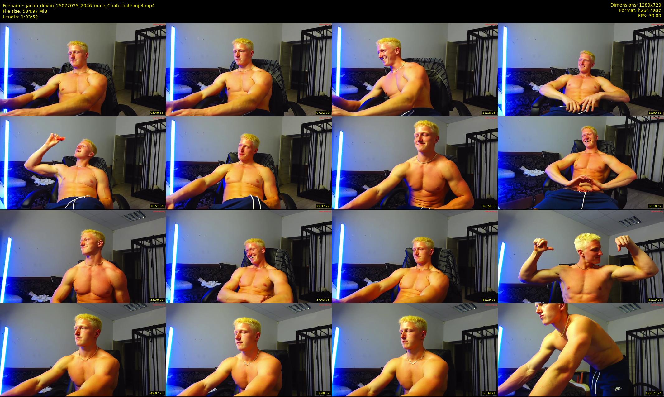jacob_devon — 64 minute Chaturbate male cam show recording, 720p, Jul 25, 2025
