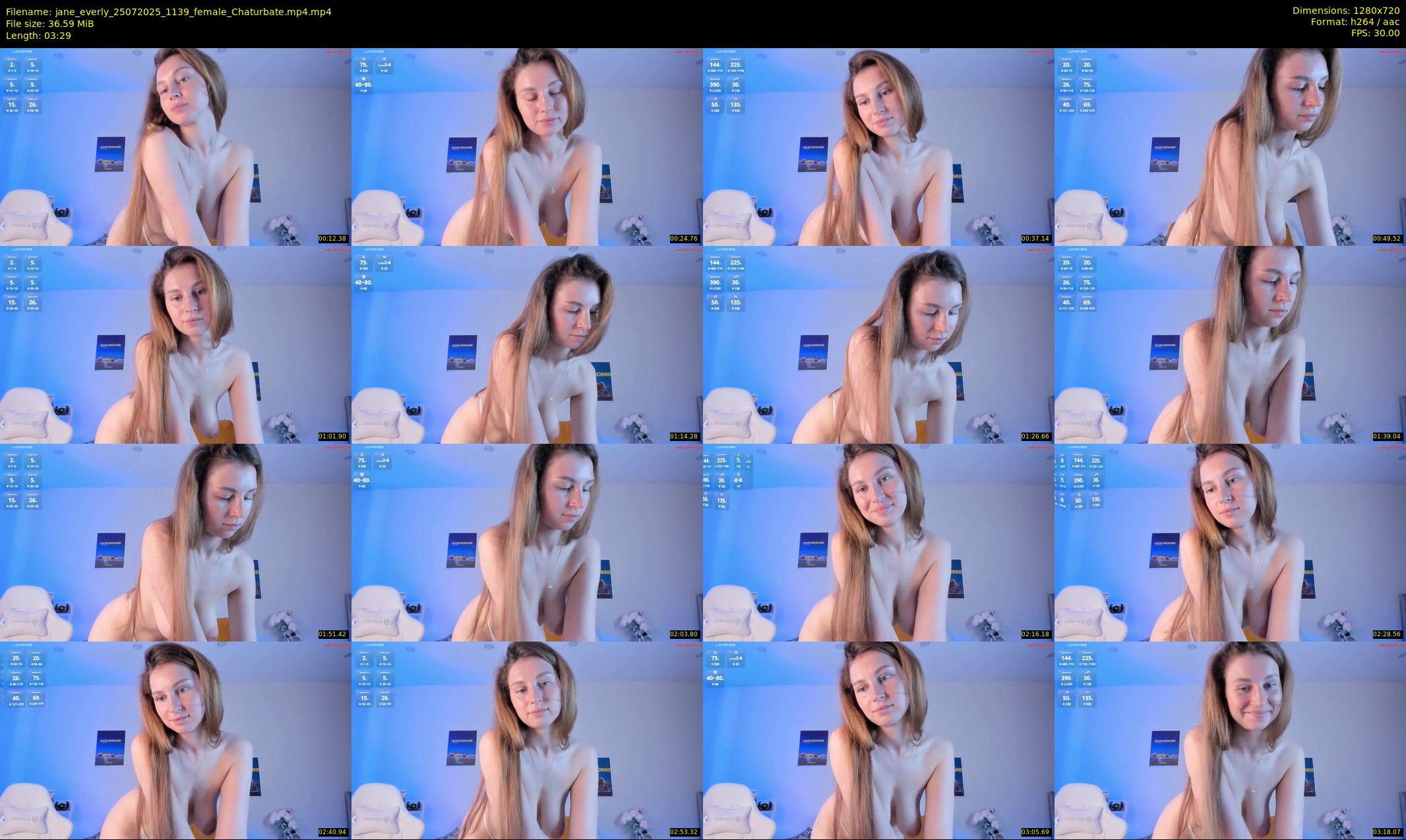 jane_everly — 4 minute Chaturbate female cam show recording, 720p, Jul 25, 2025