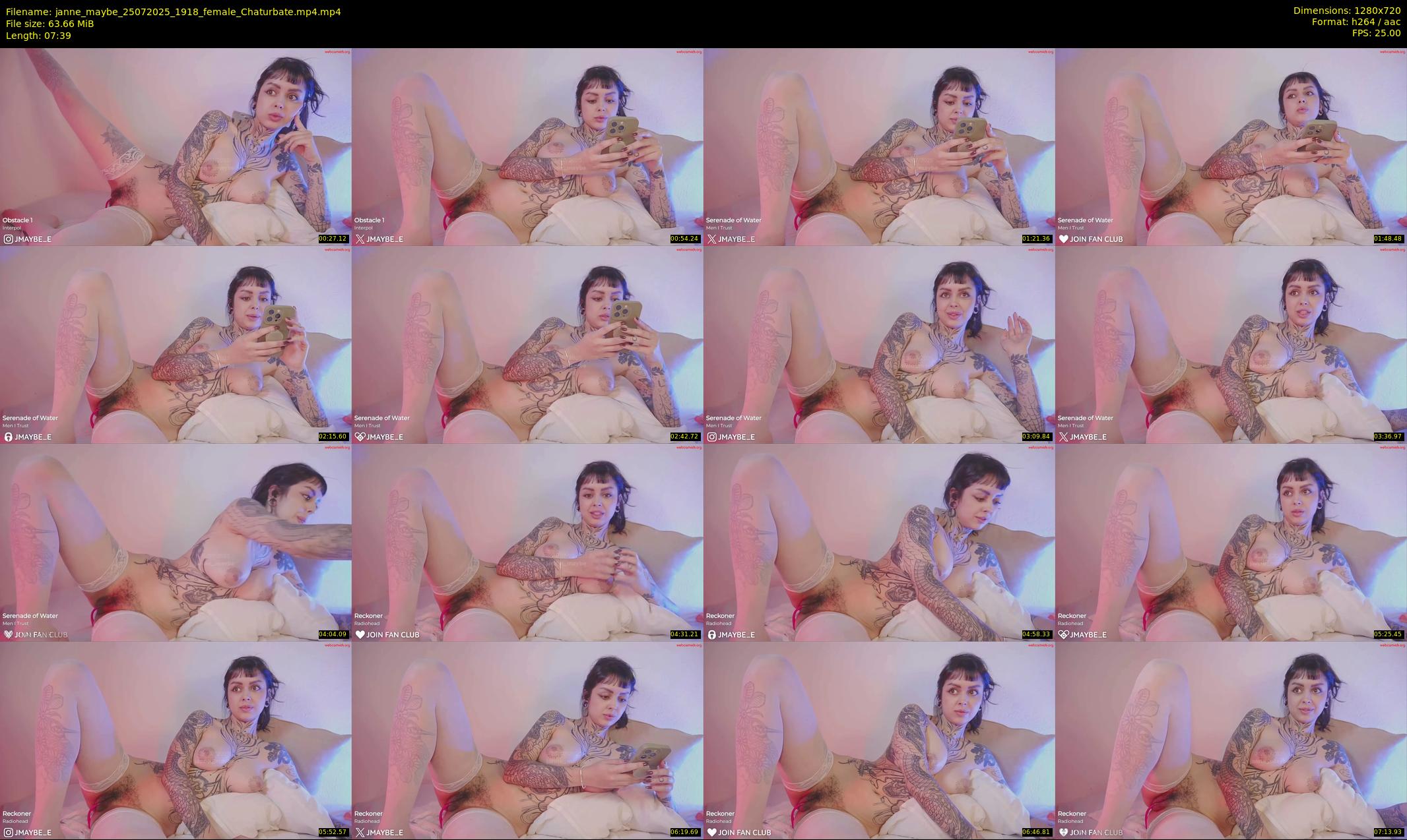 janne_maybe — 8 minute Chaturbate female cam show recording, 720p, Jul 25, 2025