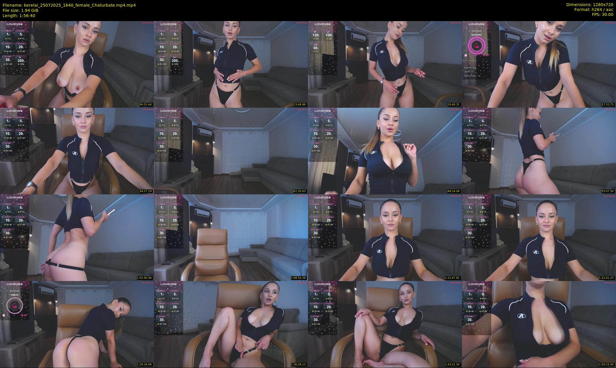 kerelai — 117 minute Chaturbate female cam show recording, 720p, Jul 25, 2025
