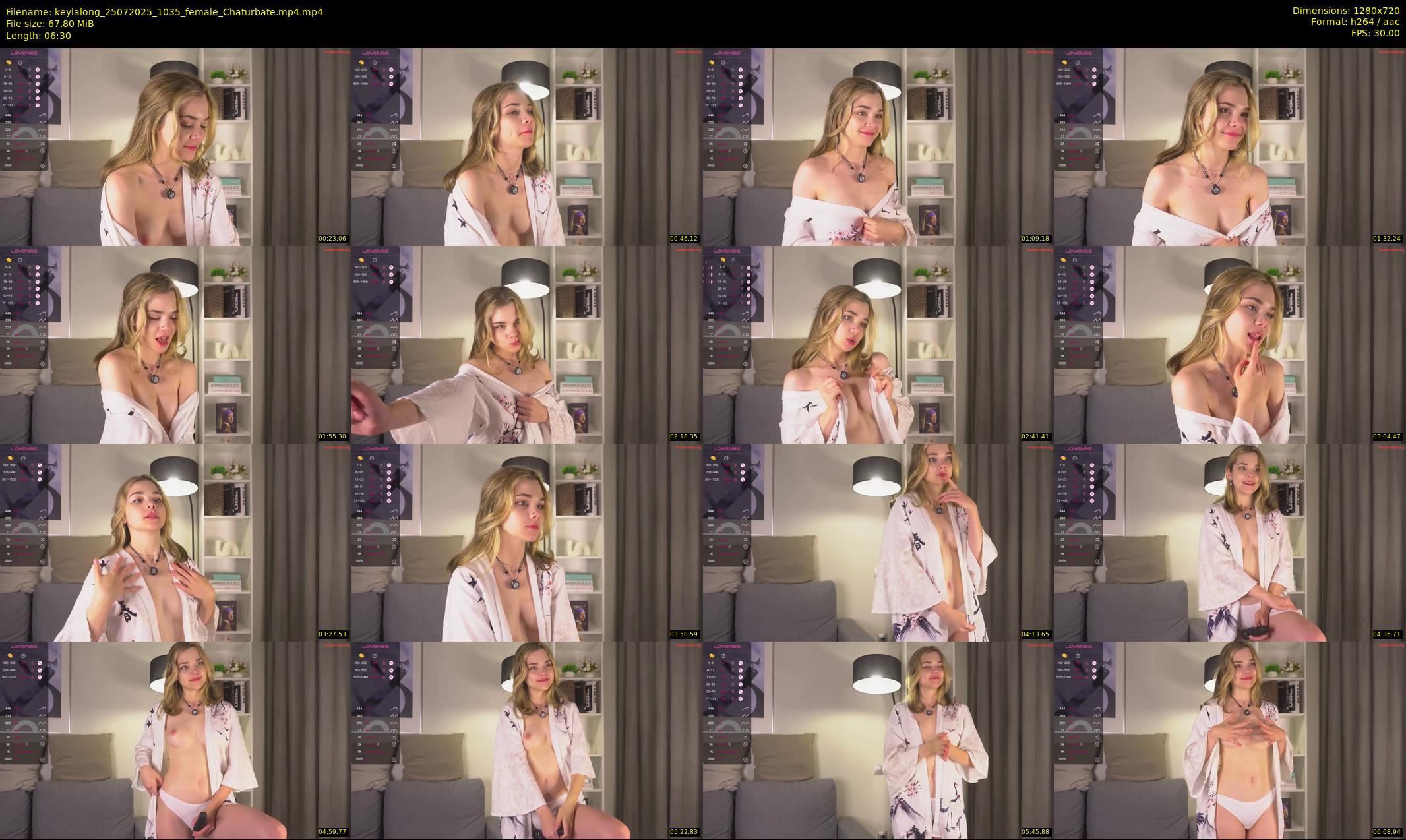 keylalong — 7 minute Chaturbate female cam show recording, 720p, Jul 25, 2025