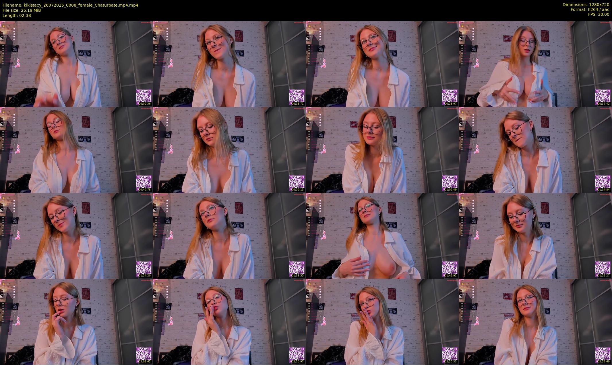 kikistacy — 3 minute Chaturbate female cam show recording, 720p, Jul 26, 2025