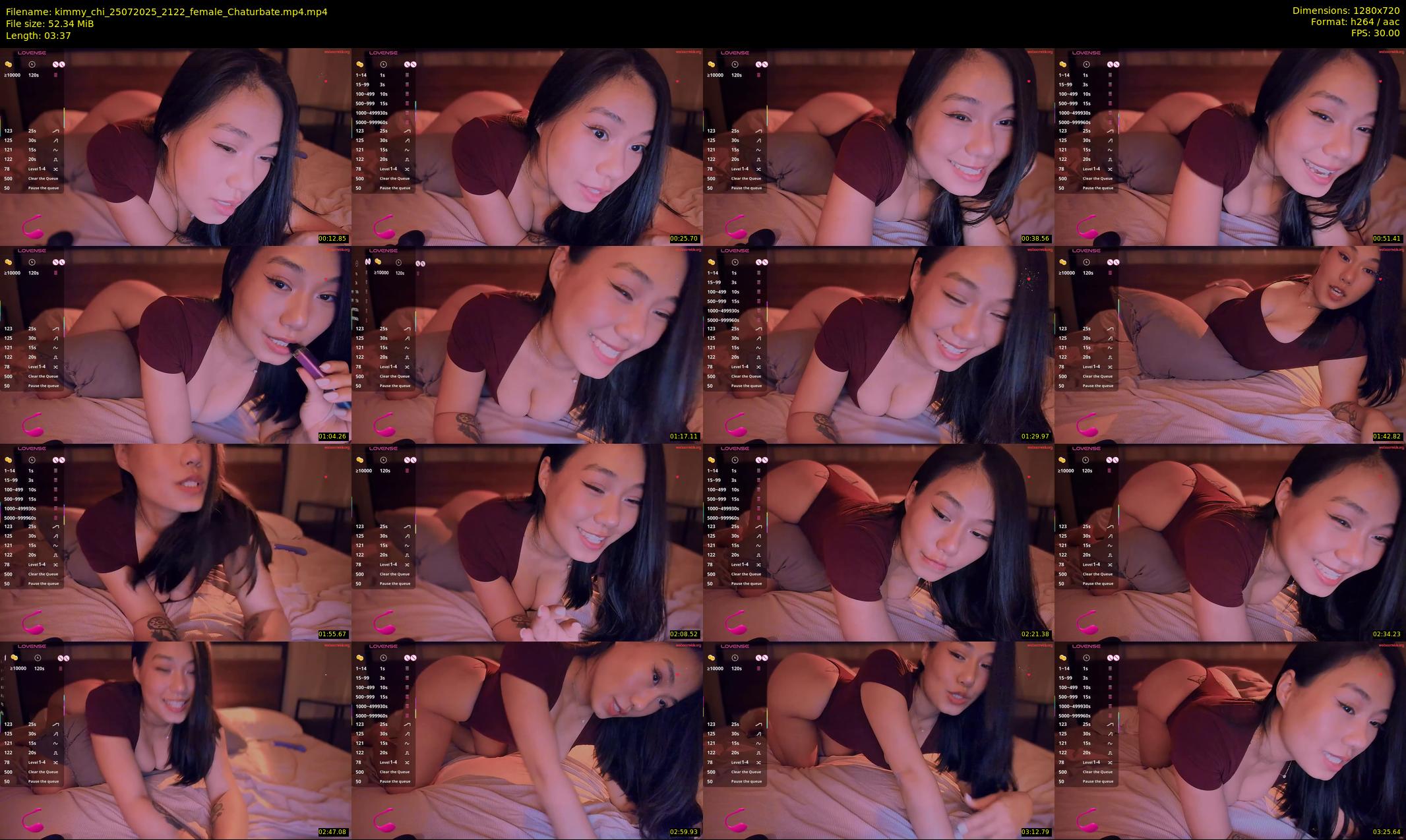 kimmy_chi — 4 minute Chaturbate female cam show recording, 720p, Jul 25, 2025
