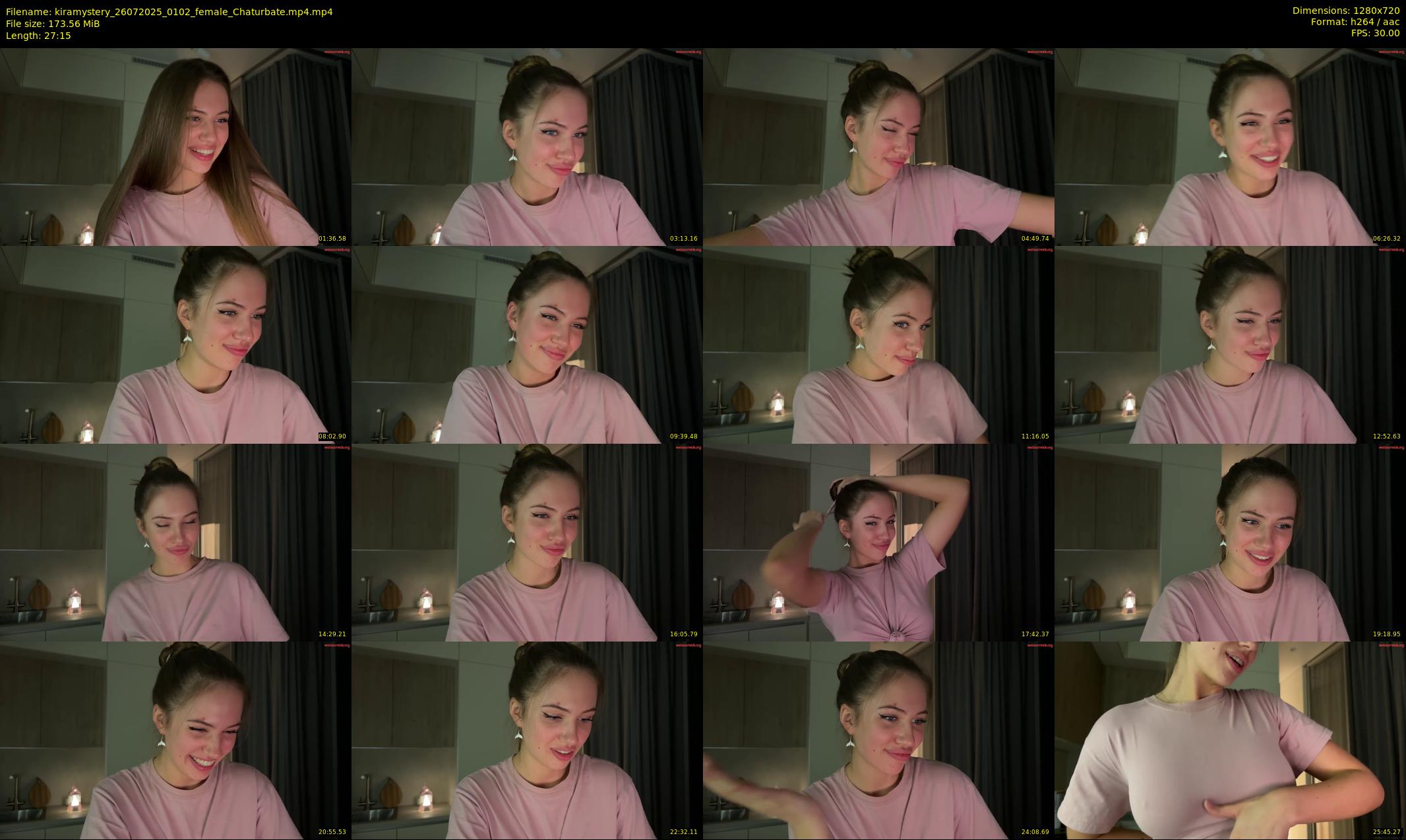kiramystery — 28 minute Chaturbate female cam show recording, 720p, Jul 26, 2025