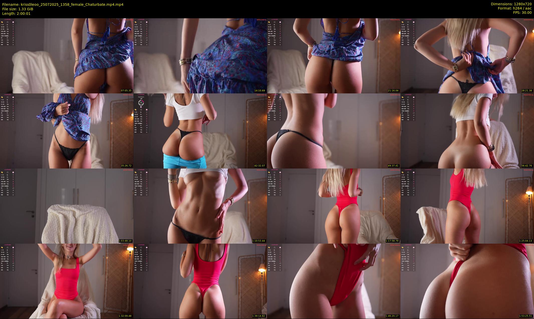 kriss0leoo — 121 minute Chaturbate couple cam show recording, 720p, Jul 25, 2025