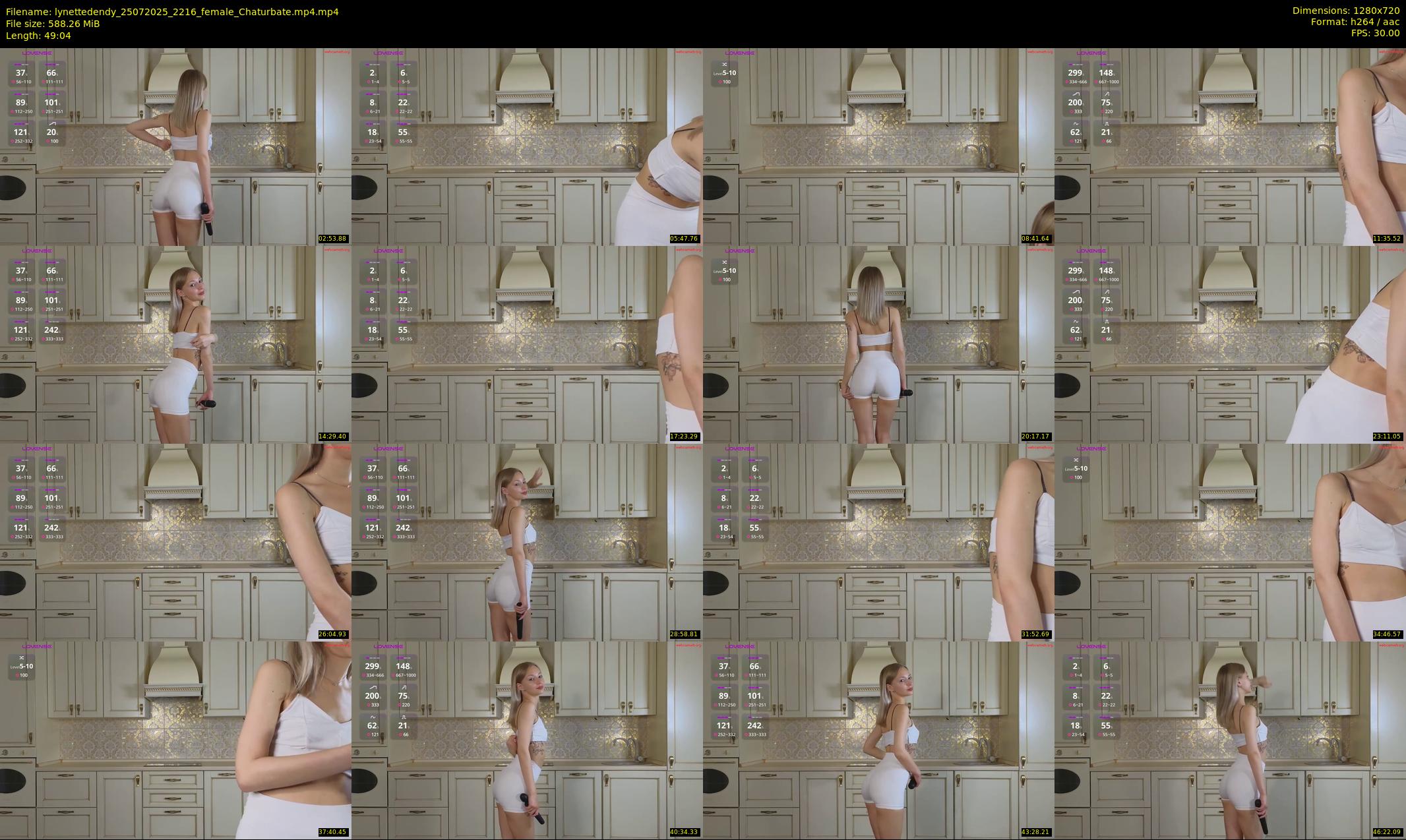 lynettedendy — 50 minute Chaturbate female cam show recording, 720p, Jul 25, 2025