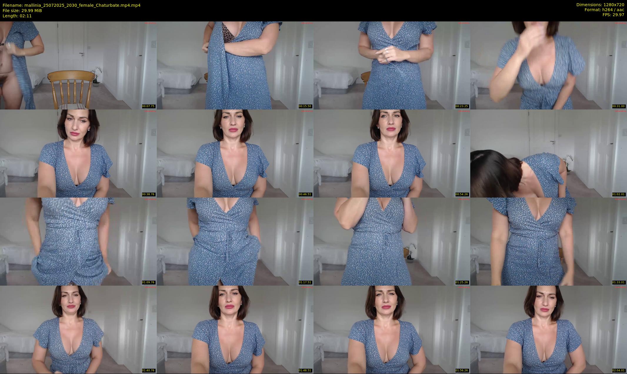 mallinia — 3 minute Chaturbate female cam show recording, 720p, Jul 25, 2025