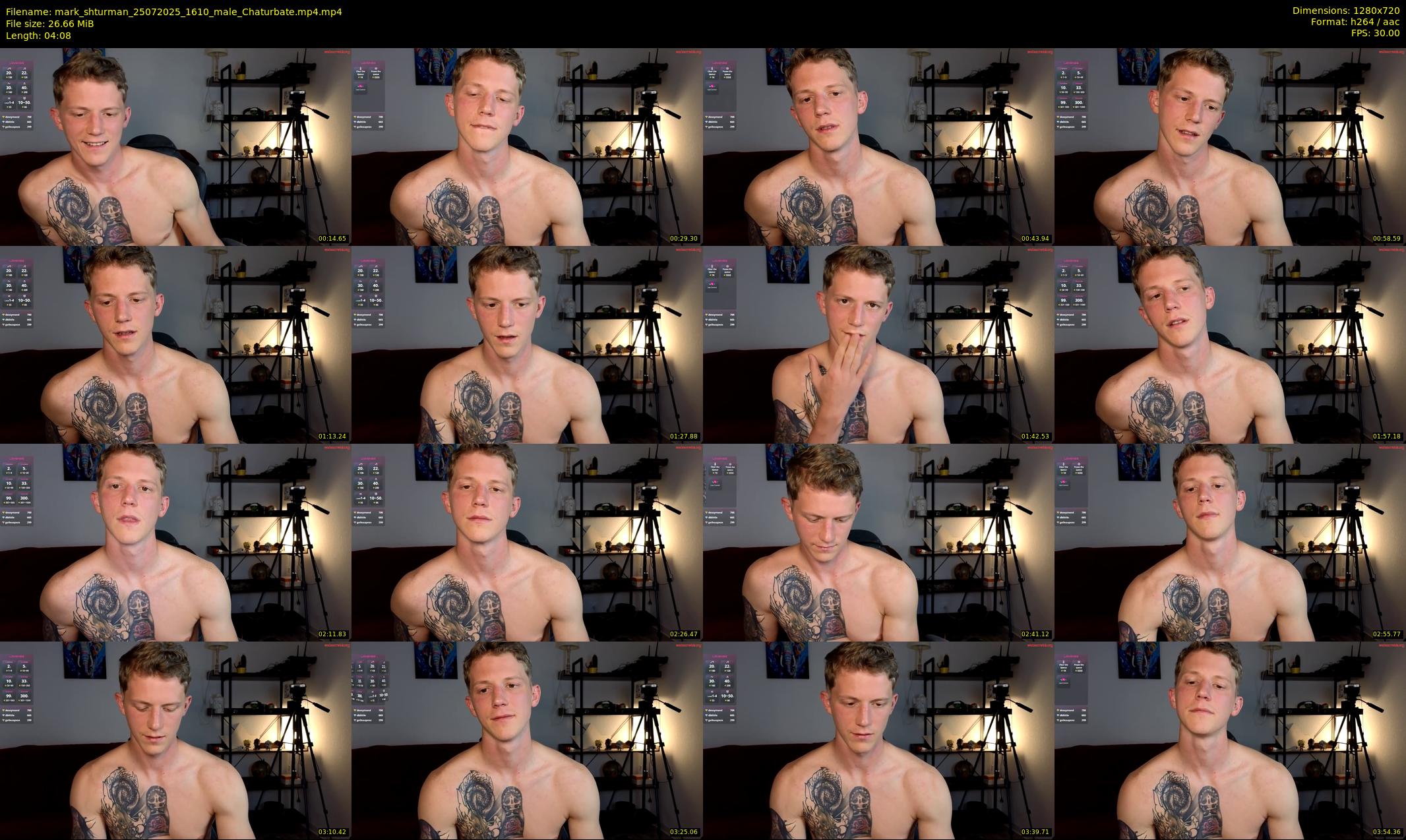 mark_shturman — 5 minute Chaturbate male cam show recording, 720p, Jul 25, 2025