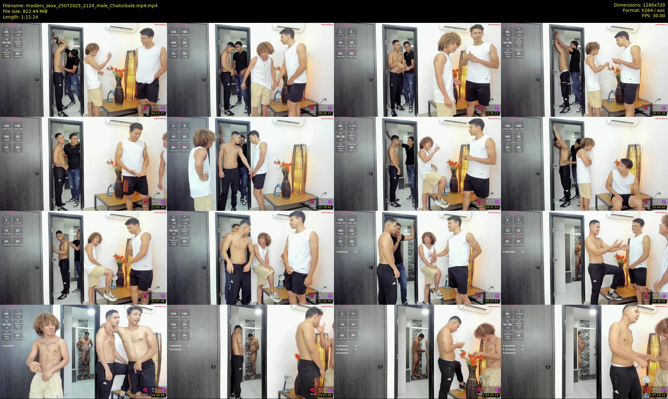 masters_sexx — 72 minute Chaturbate male cam show recording, 720p, Jul 25, 2025