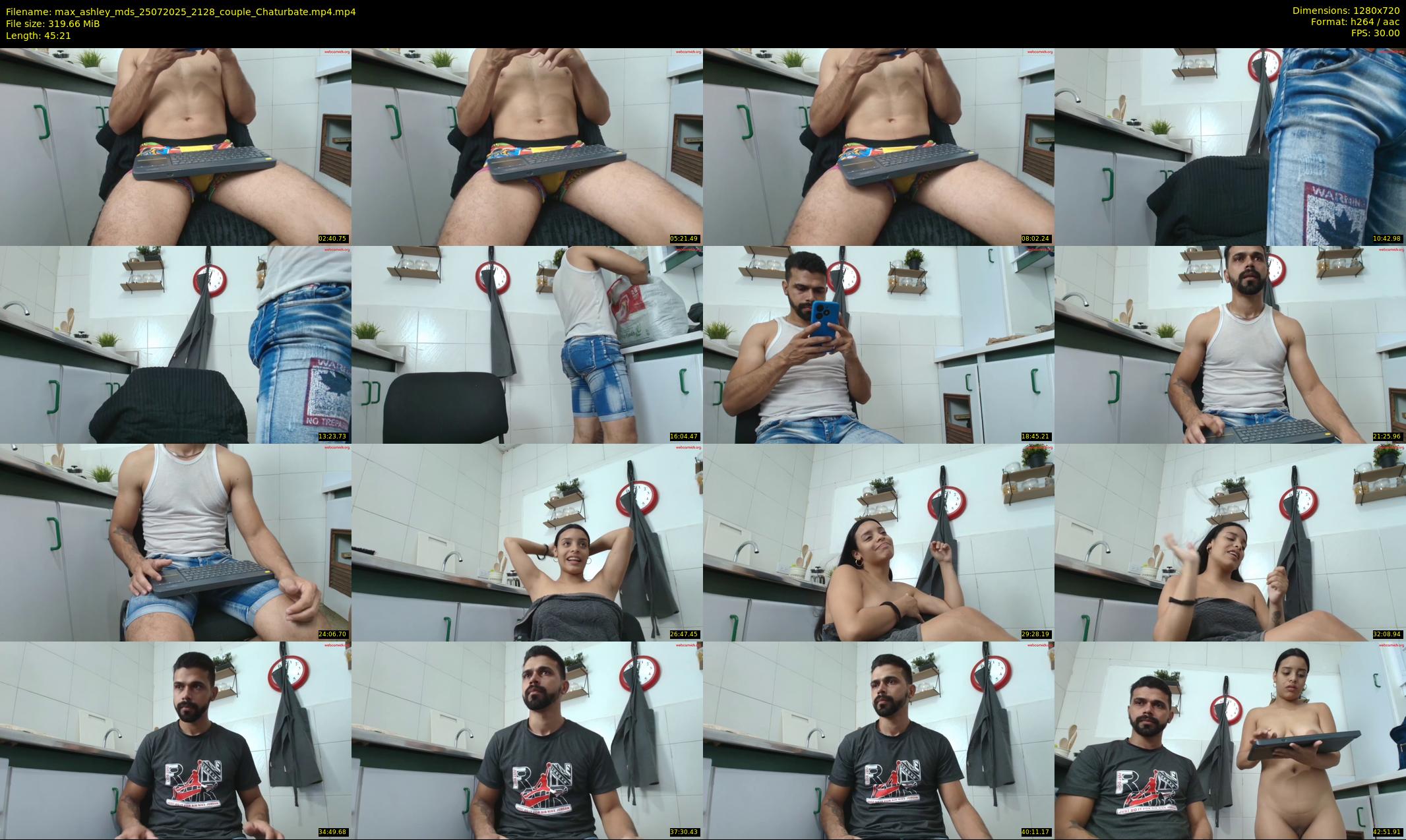 max_ashley_mds — 46 minute Chaturbate couple cam show recording, 720p, Jul 25, 2025