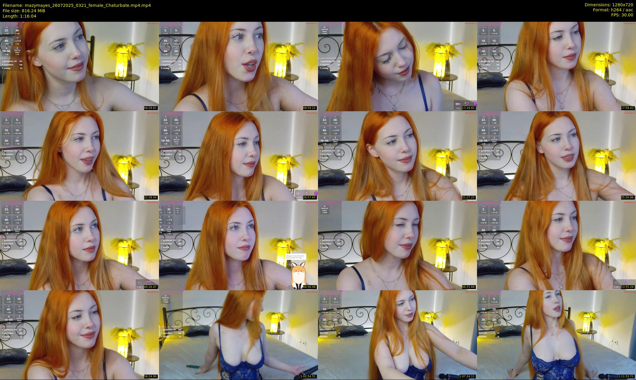 mazymayes — 77 minute Chaturbate female cam show recording, 720p, Jul 26, 2025