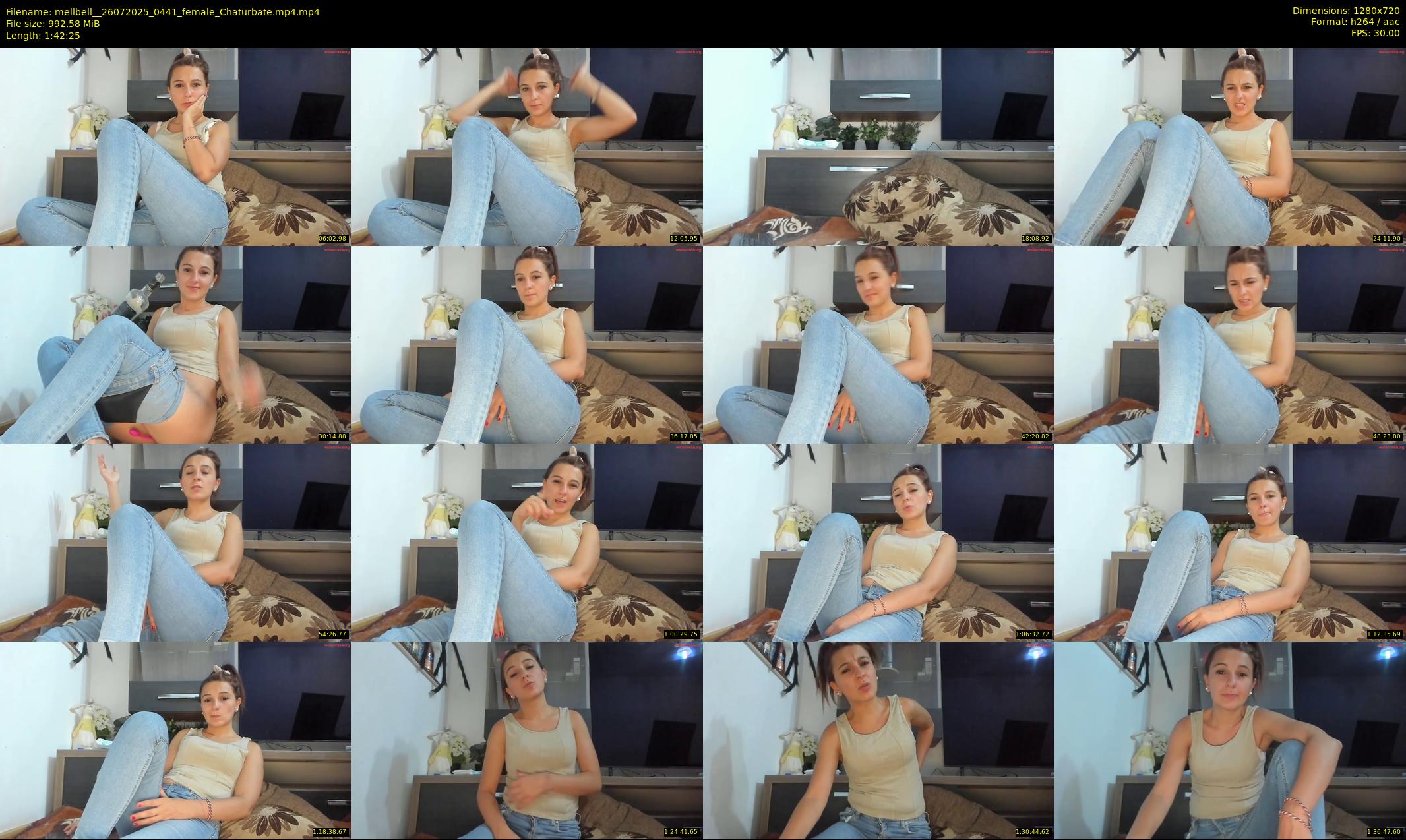 mellbell_ — 103 minute Chaturbate female cam show recording, 720p, Jul 26, 2025